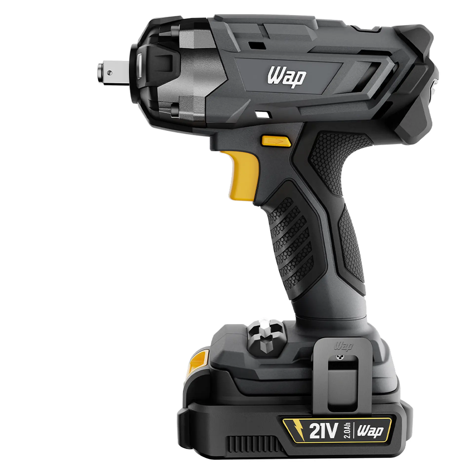 Chave de impacto Wap 1/2 21V a Bateria CH01 - Cinza/Amarelo - Bivolt