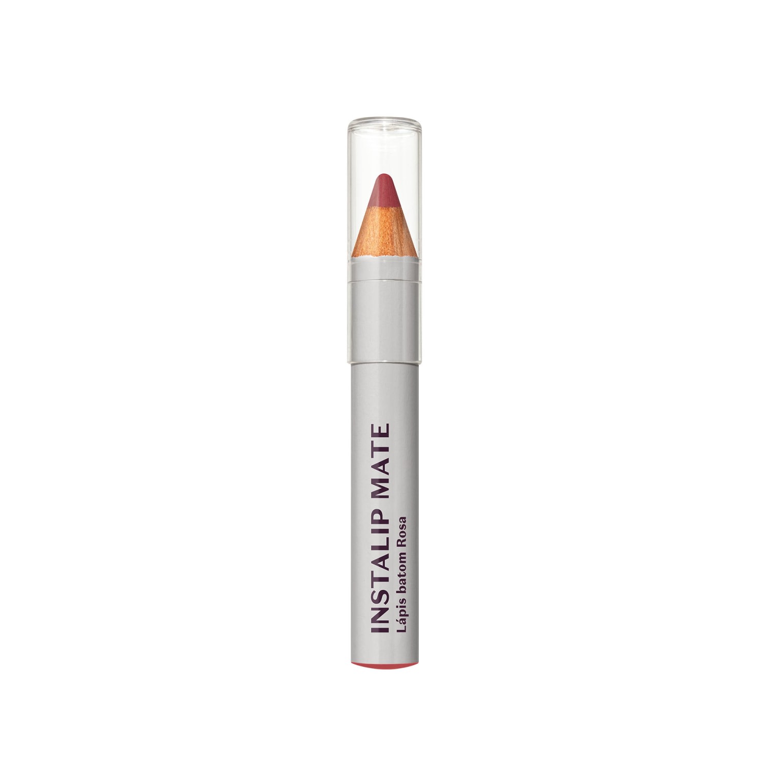 Lápis Batom Rosa Instalip Mate Intense 1,2g