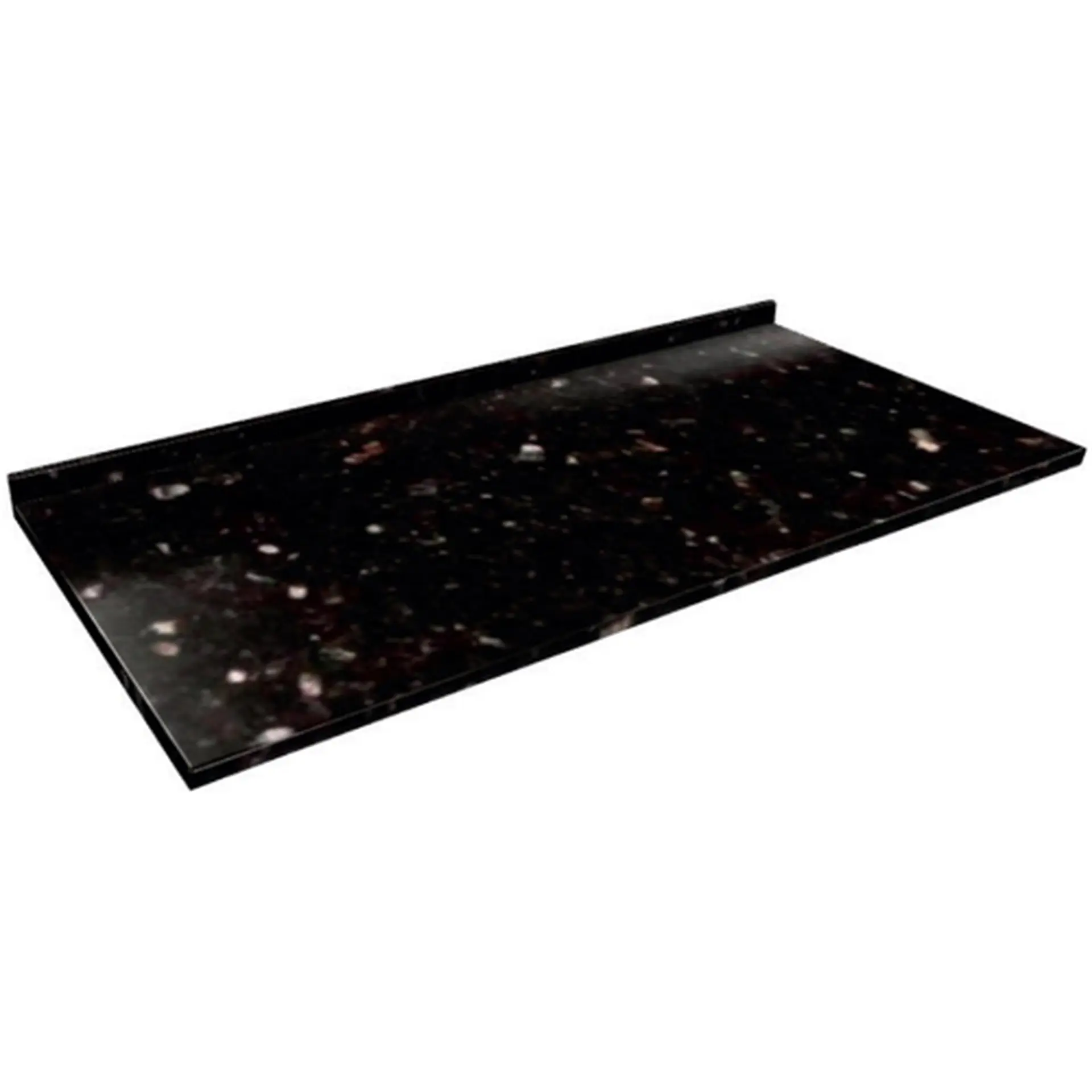 Tampo de Fórmica Granito 120 cm Telasul - Preto