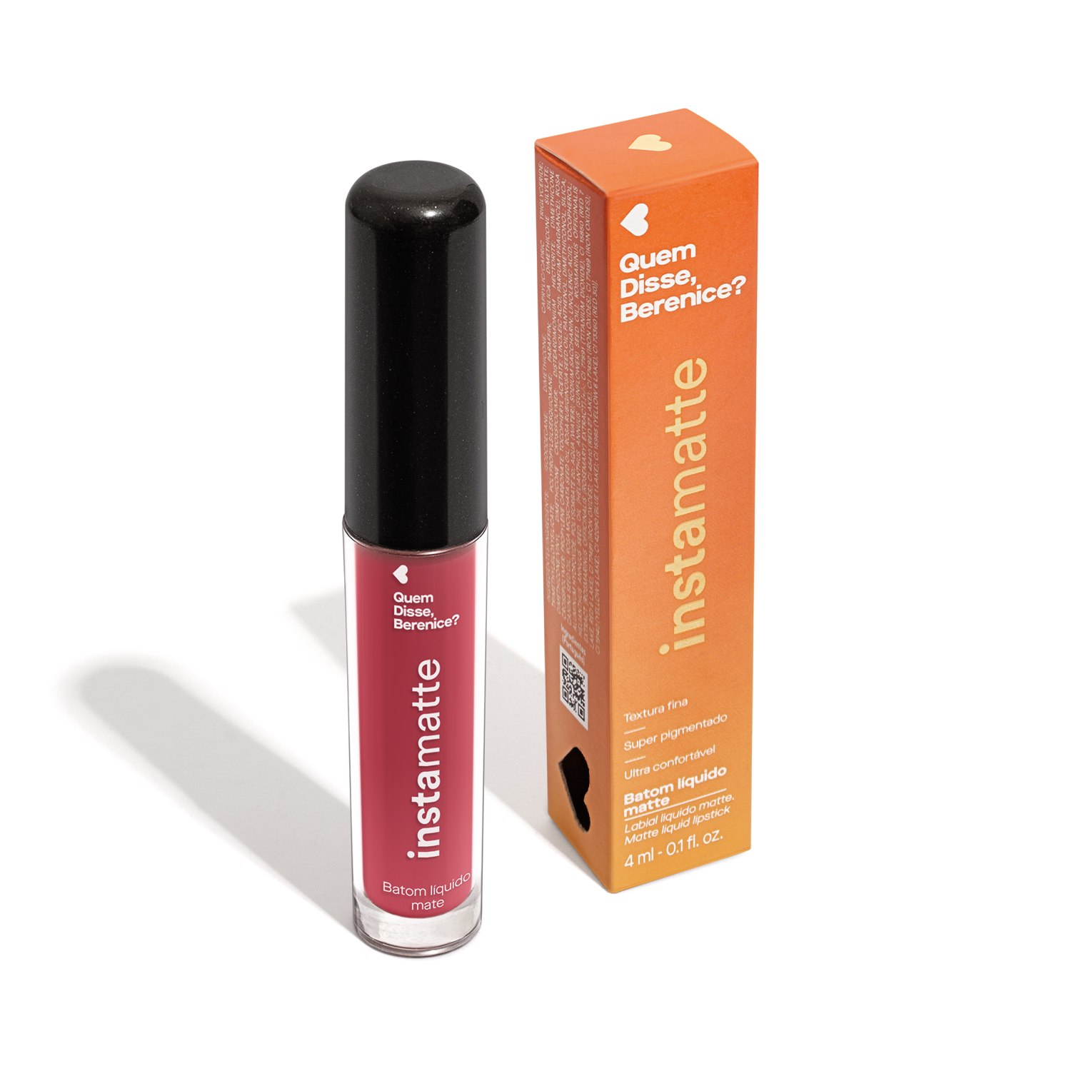 Batom Líquido Vinho Vinheli Instamatte Quem Disse Berenice? 4ml
