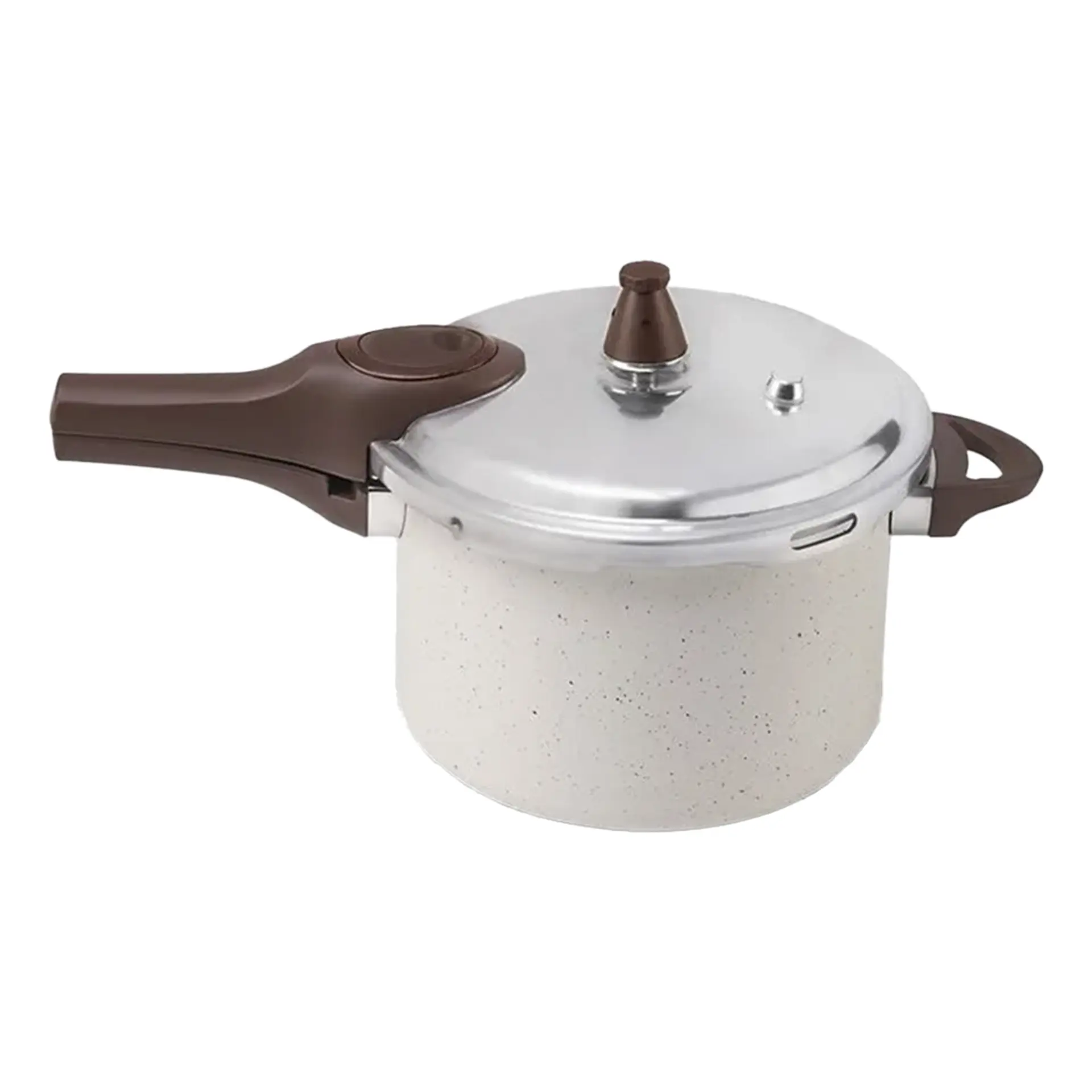 Panela de Pressão C.L Super com Fundo de Indução Brinox 4,2L Alumínio - Cinza