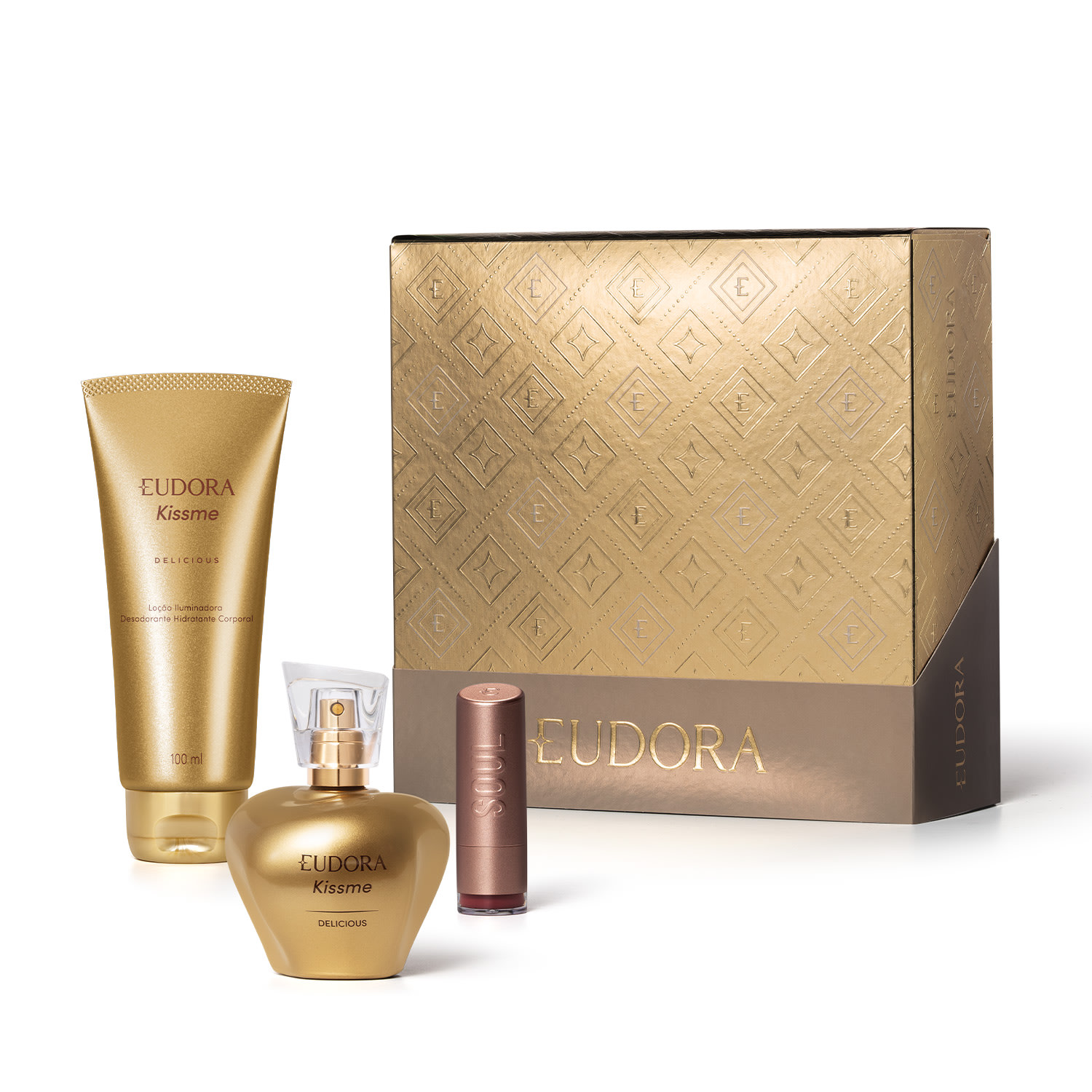Kit Presente Natal Eudora Kiss Me Delicious