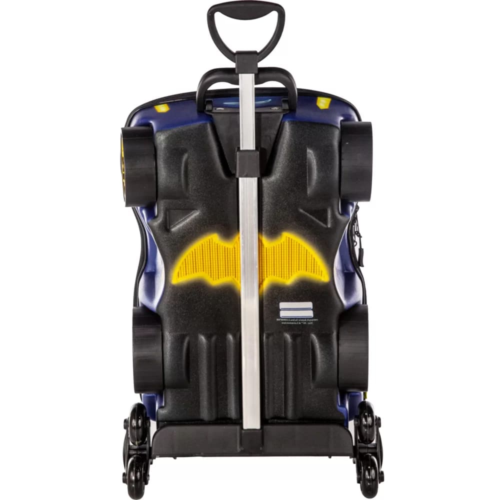 Mochila com Rodas Infantil Diplomata Batwheels Rodinha Tripla Grande