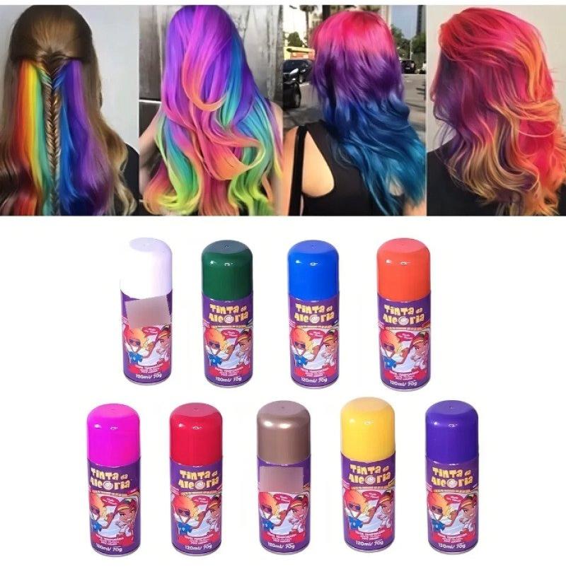Tinta da Alegria Spray Colorido 150 ml Carnaval Verde