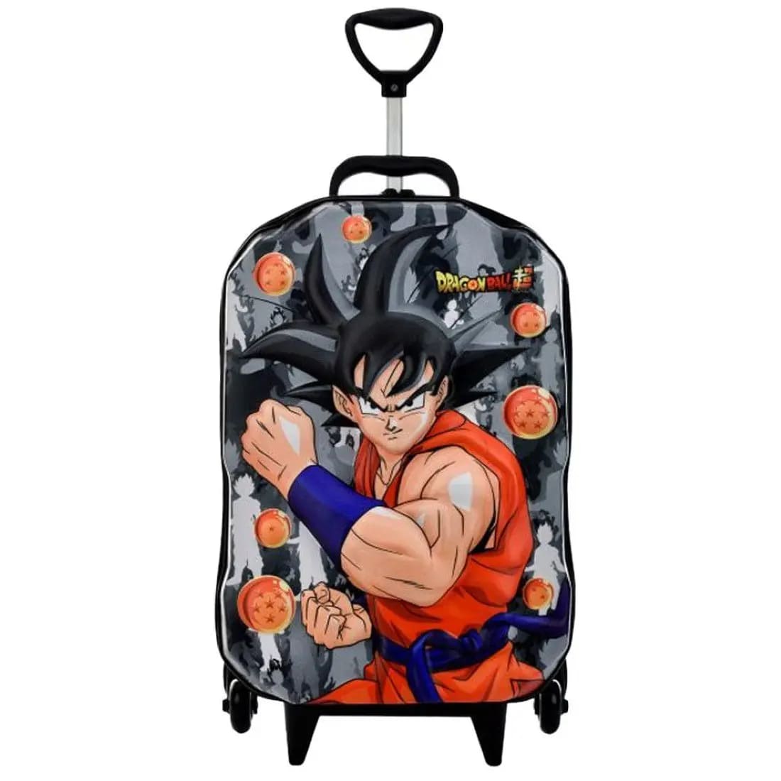 Mochila com Rodas Infantil Diplomata Dragon Ball Goku Rodinha Tripla Grande