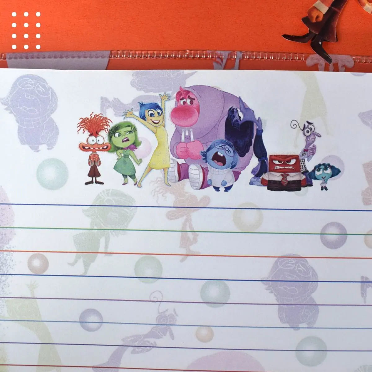 Fichário DAC Universitário Divertidamente Grande em PVC Cristal 192 Folhas