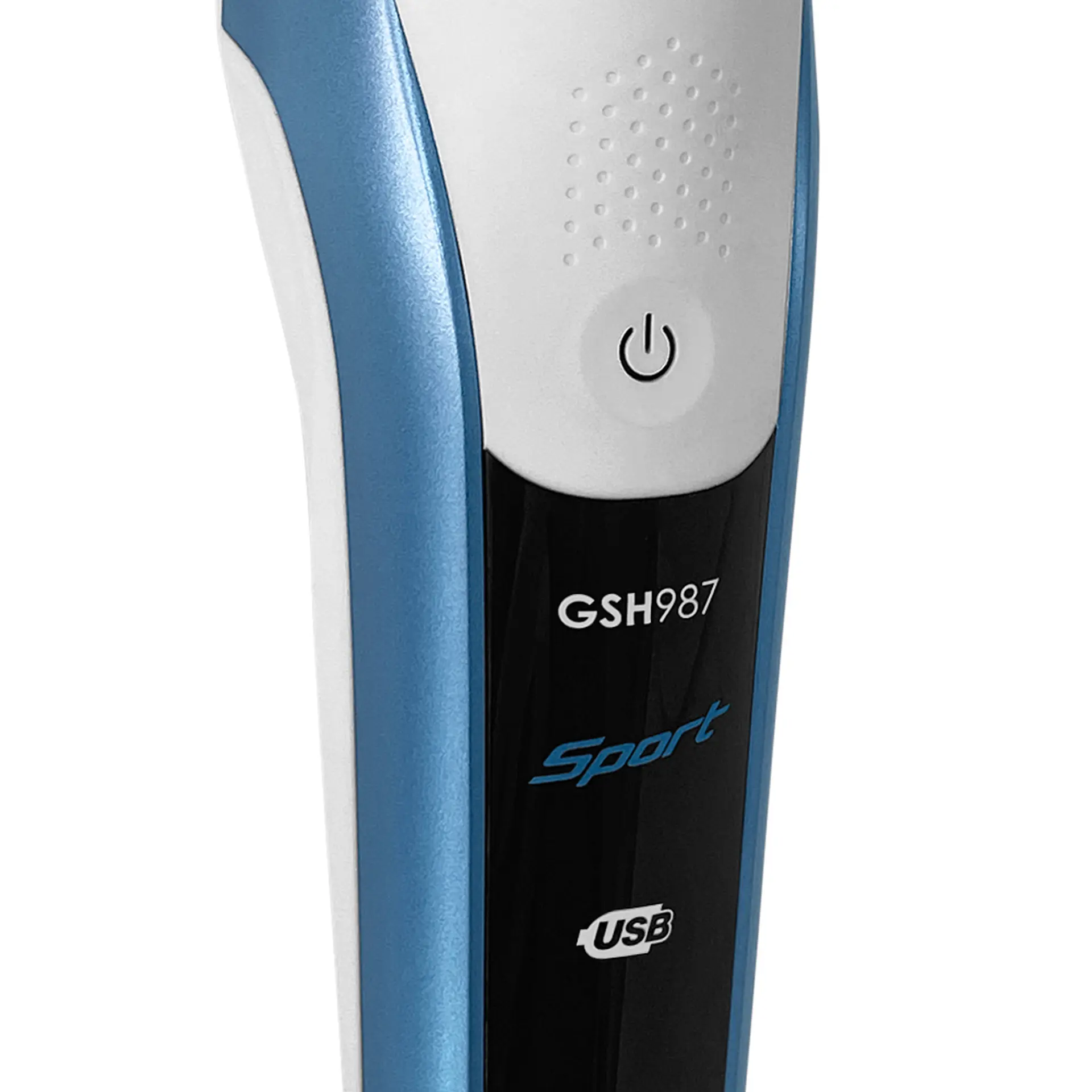 Barbeador Gama Sport 3 Lâminas à Prova d'água Sem Fio GSH987 - Branco/Azul - Bivolt