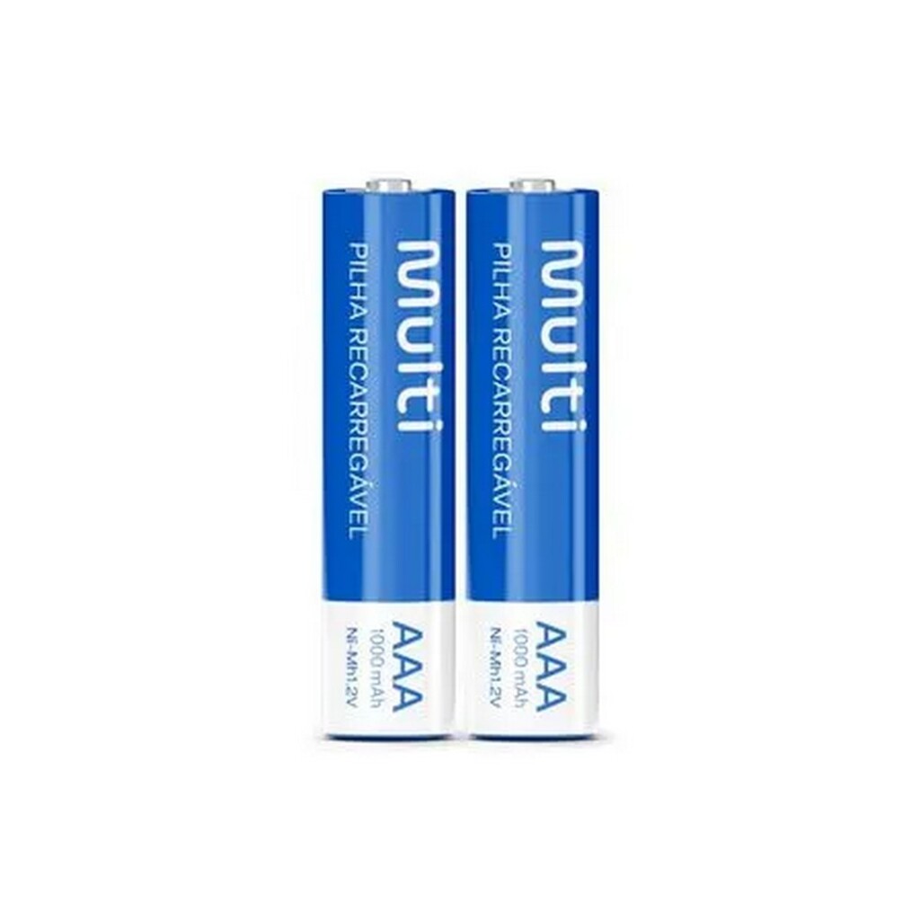Pilha Recarregável AAA 1000MAH Multilaser CB051- Blister com 2 Pilhas