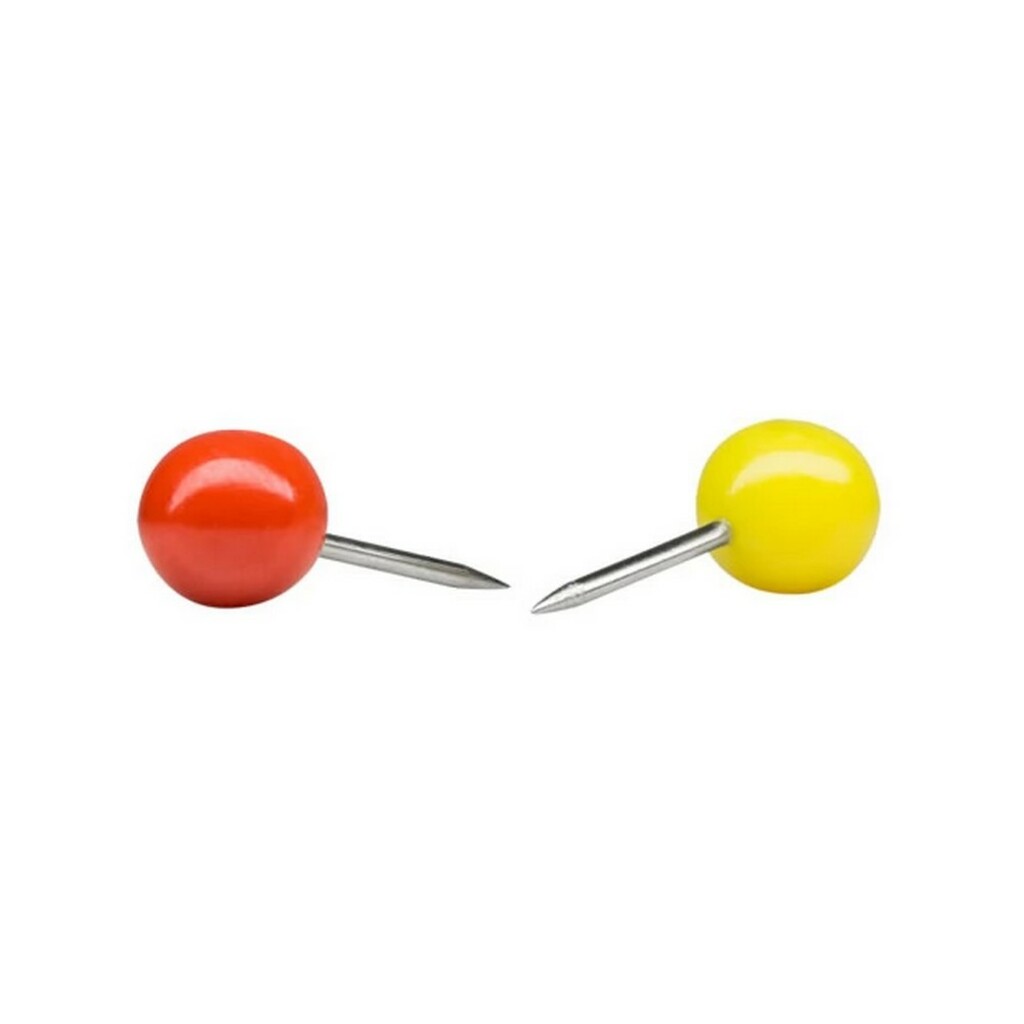 Alfinete Redondo 6mm Color BRW - Blister com 50 Unidades - AB0650