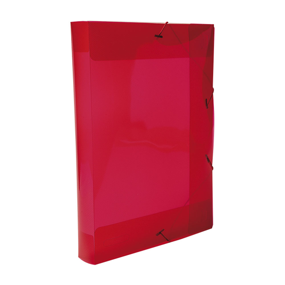 Pasta Aba Elástico Ofício 335 x 235mm Lombo 4cm Vermelho Dello Line Unitário 0257U0050