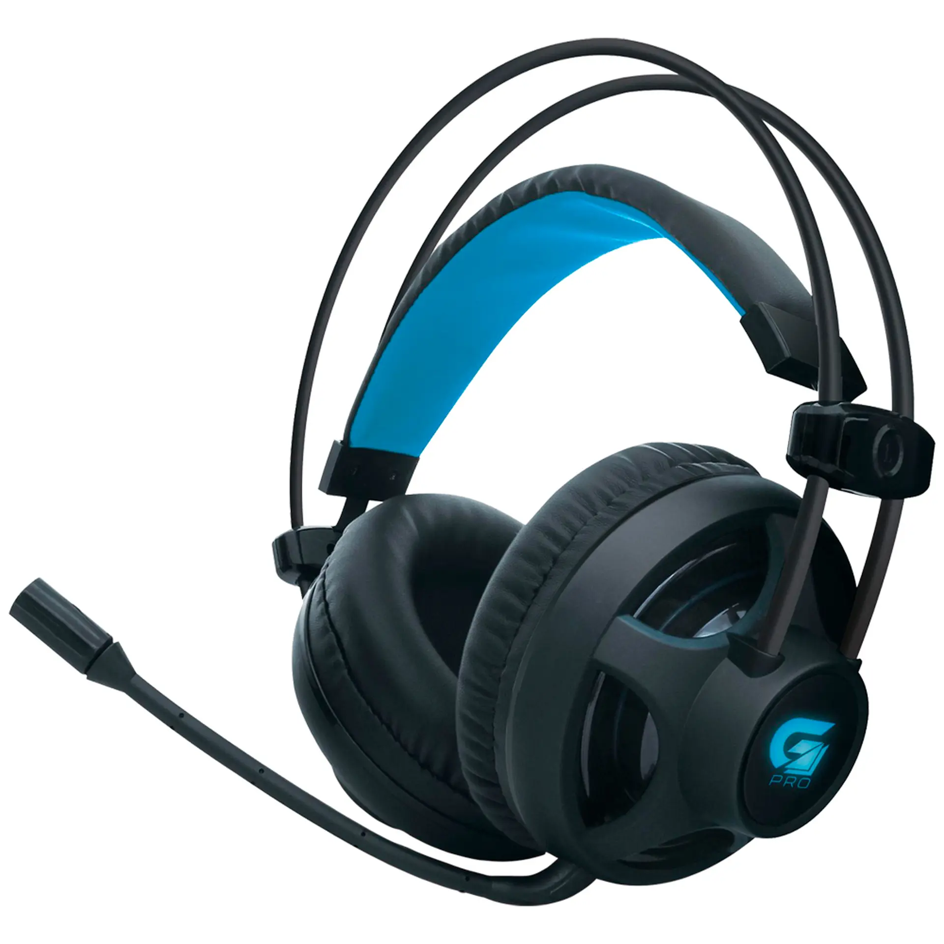 Headset Gamer Fortrek Pro H2 com Fio Isolamento Acústico LED - Preto