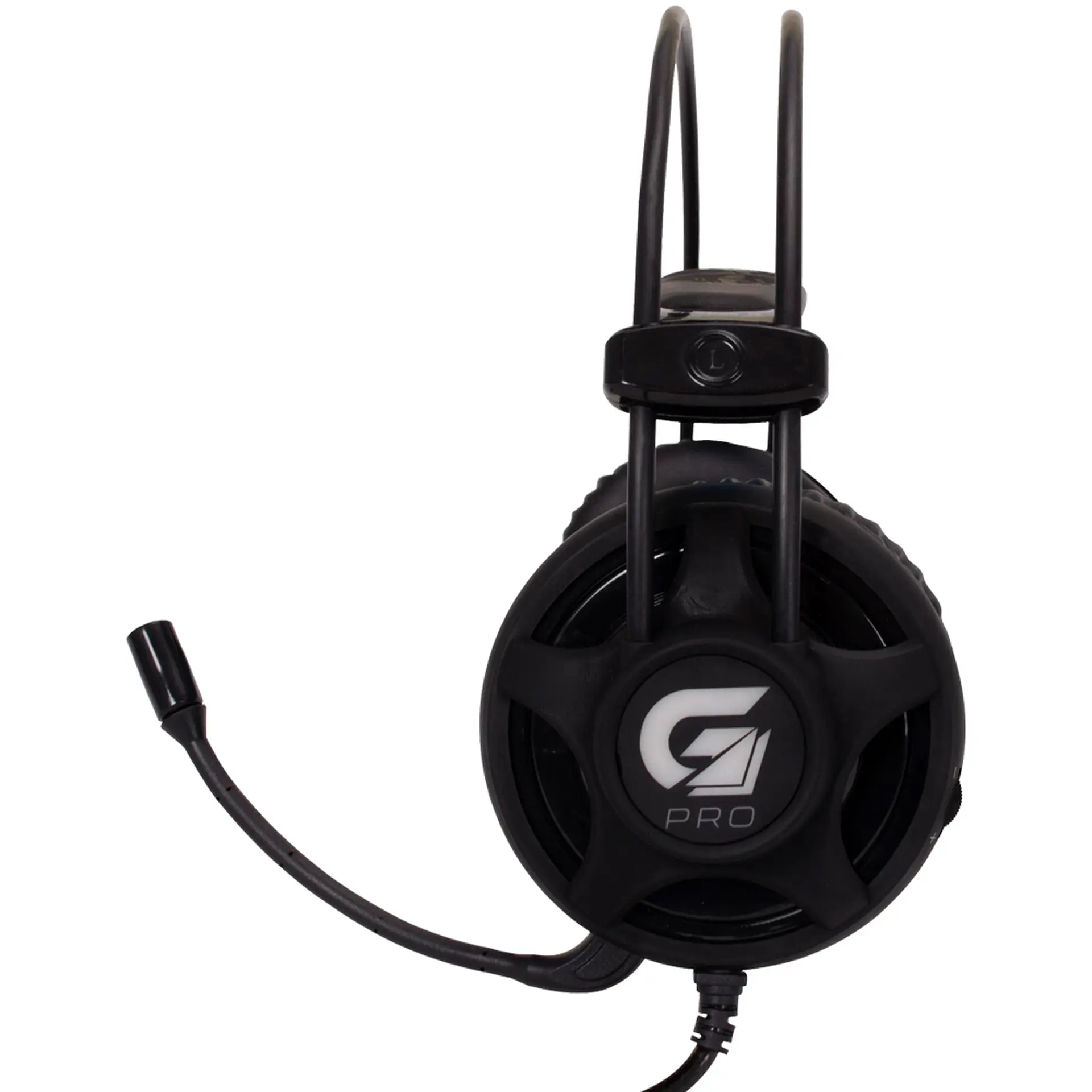Headset Gamer Fortrek Pro H2 com Fio Isolamento Acústico LED - Preto