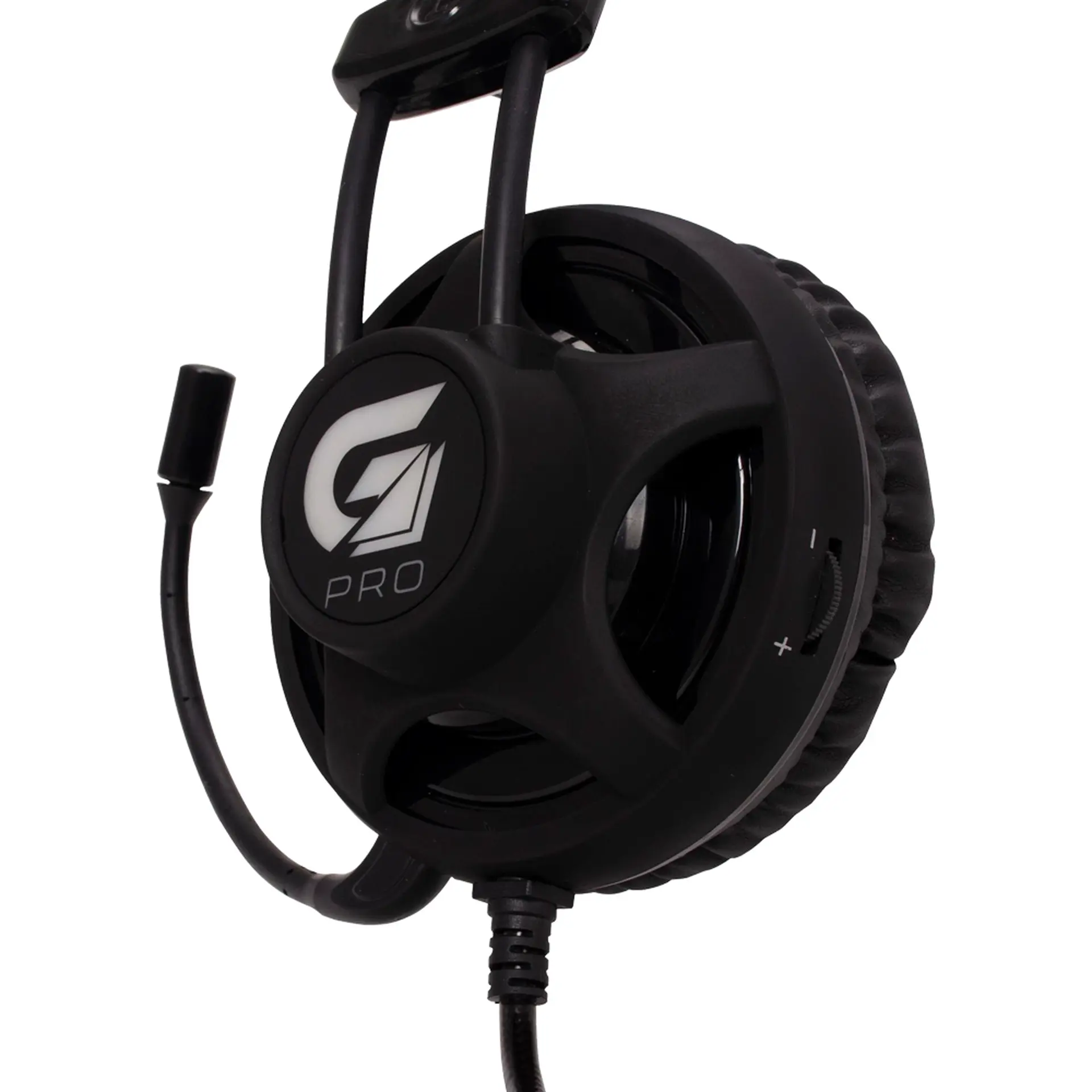 Headset Gamer Fortrek Pro H2 com Fio Isolamento Acústico LED - Preto