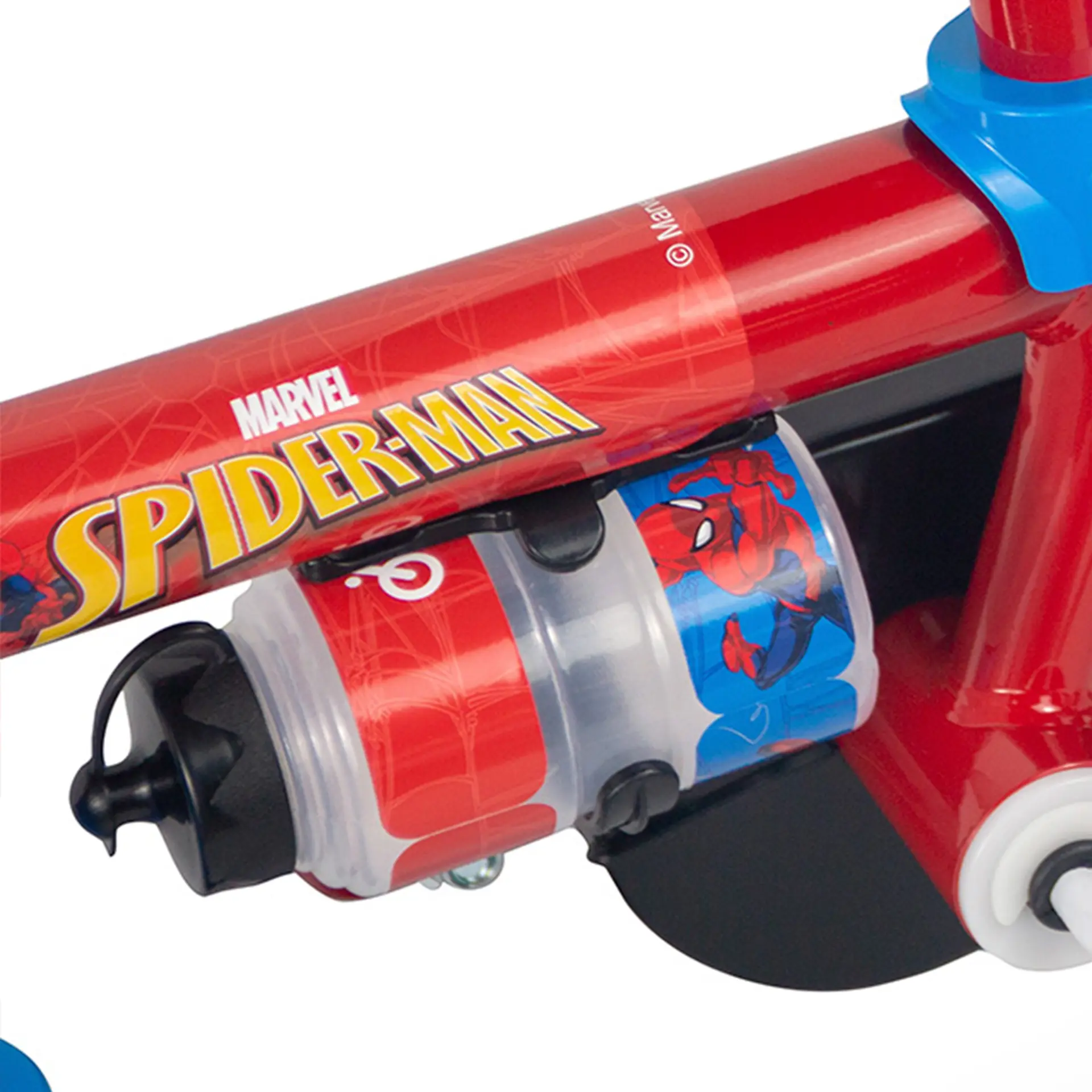 Bicicleta Infantil Aro 12 Nathor Spider Man Freio Tambor - Vermelho/Azul