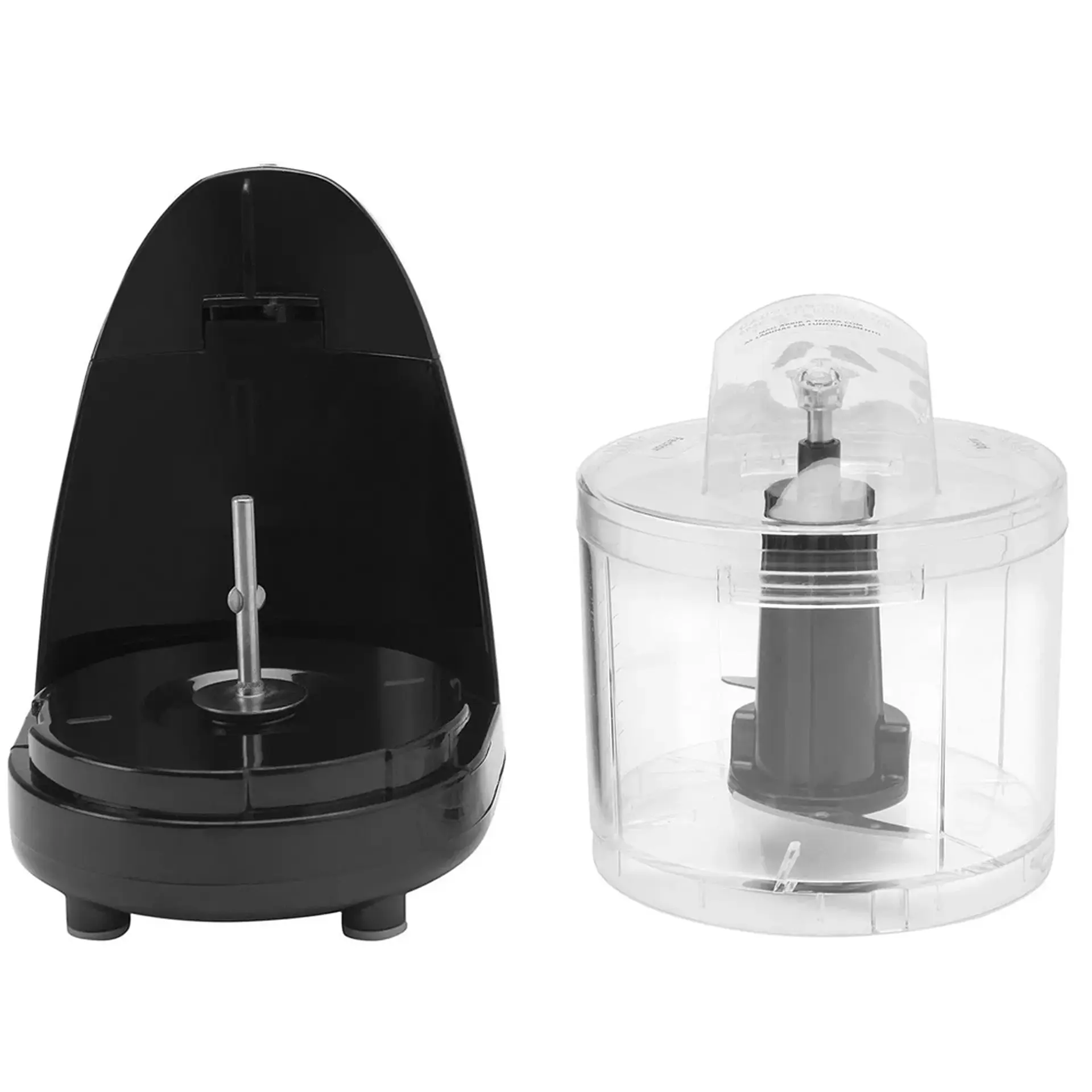 Mini Processador de Alimentos 360 ml Britânia Pulsar 2P 160W - Preto - 110 Volts