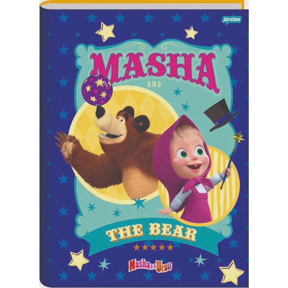 Caderno Brochura Jandaia Masha e o Urso Capa Dura 48 Folhas Sortido