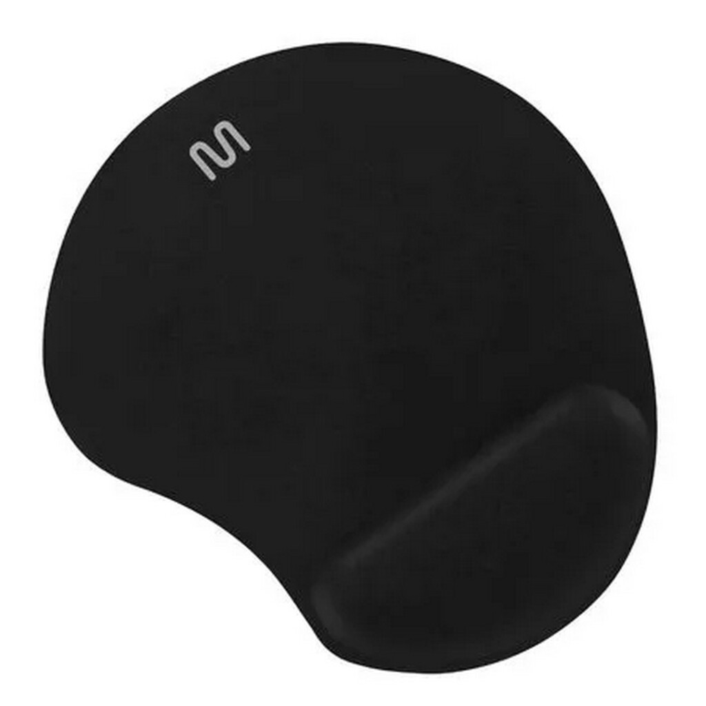 Mouse Pad Gel com Apoio de Punho Preto 19,5mmx23,5mm Multilaser - AC024 - Vendido Unitário
