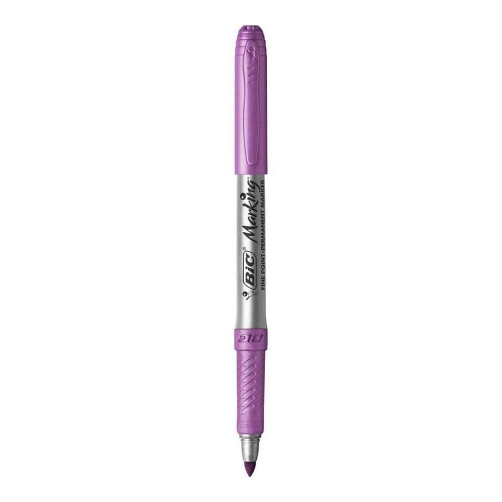 Caneta Marcador Permanente 1,1mm Rosa Metálico Vendido Unitário - Bic - 971030