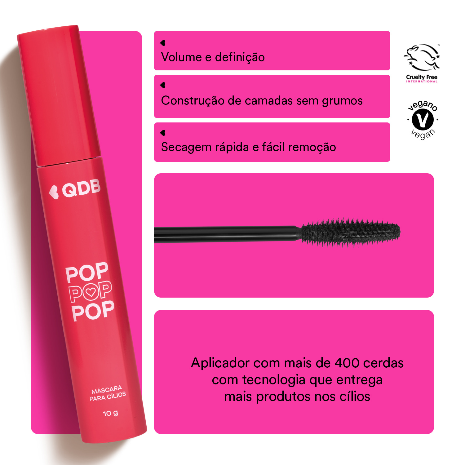 Máscara Para Cílios POP Quem Disse, Berenice? 10g
