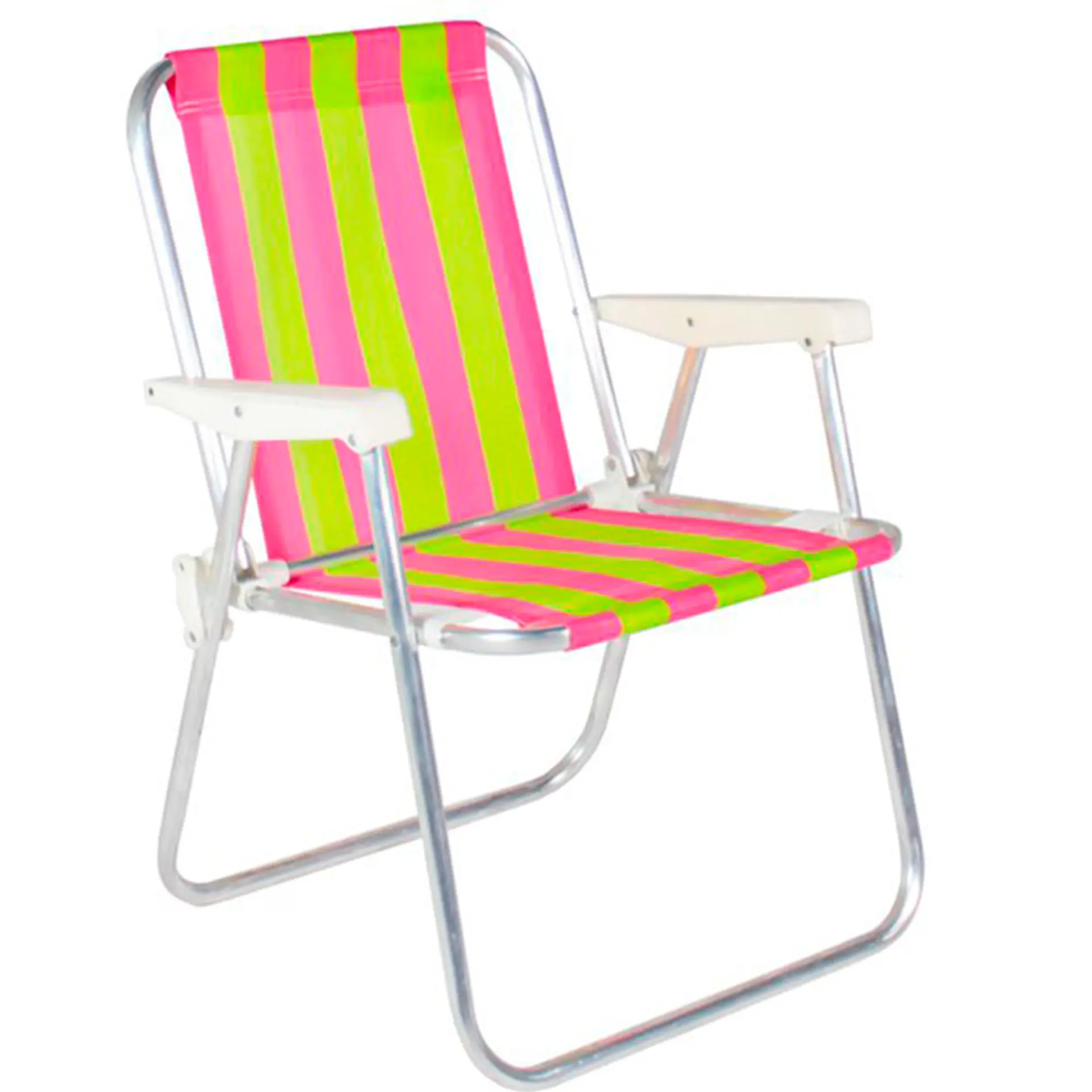 Cadeira de Praia Alta Belfix Alumínio Cores Sortidas
