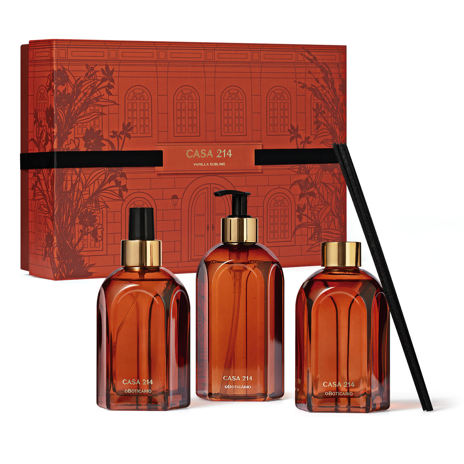 Kit Presente Casa 214 Vanilla Sublime (3 itens)