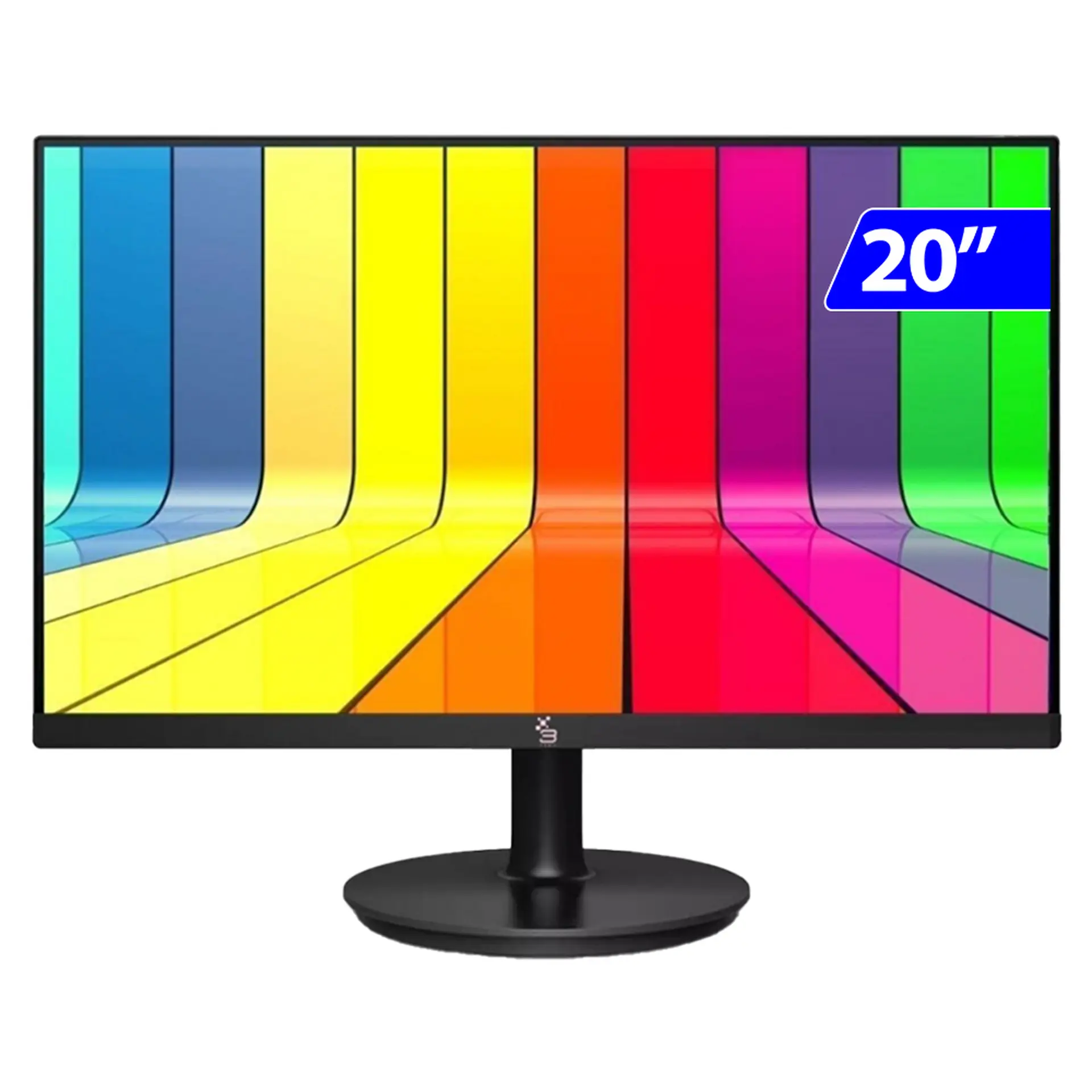 Monitor 3Green M200WHD LED 20" HD 75Hz HDMI VGA - Preto - Bivolt