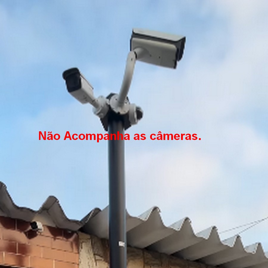 Poste para Monitoramento 3m Metal Nobre MT8000