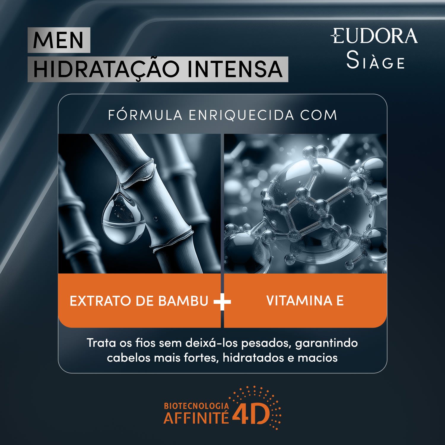 Condicionador Siàge Men Hidratação Intensa 200ml