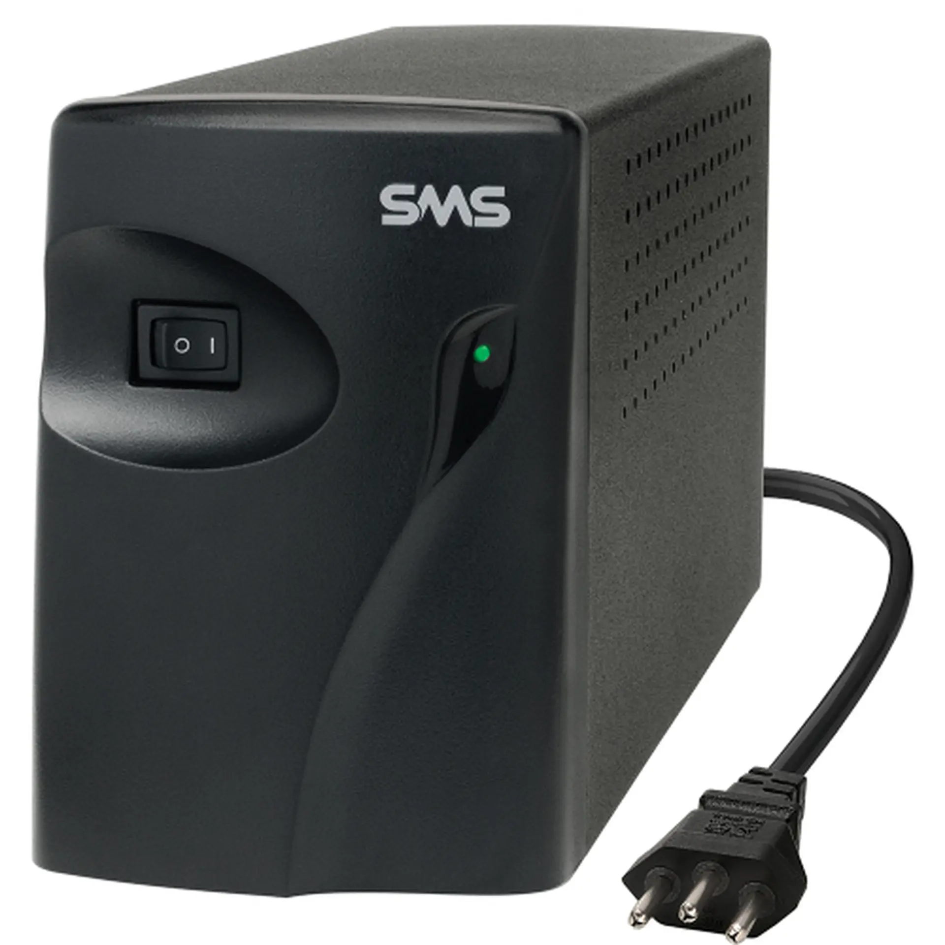 Estabilizador SMS Progressive III 2000VA 5 tomadas Fusível Rearmável 16217 - Preto - 110 Volts