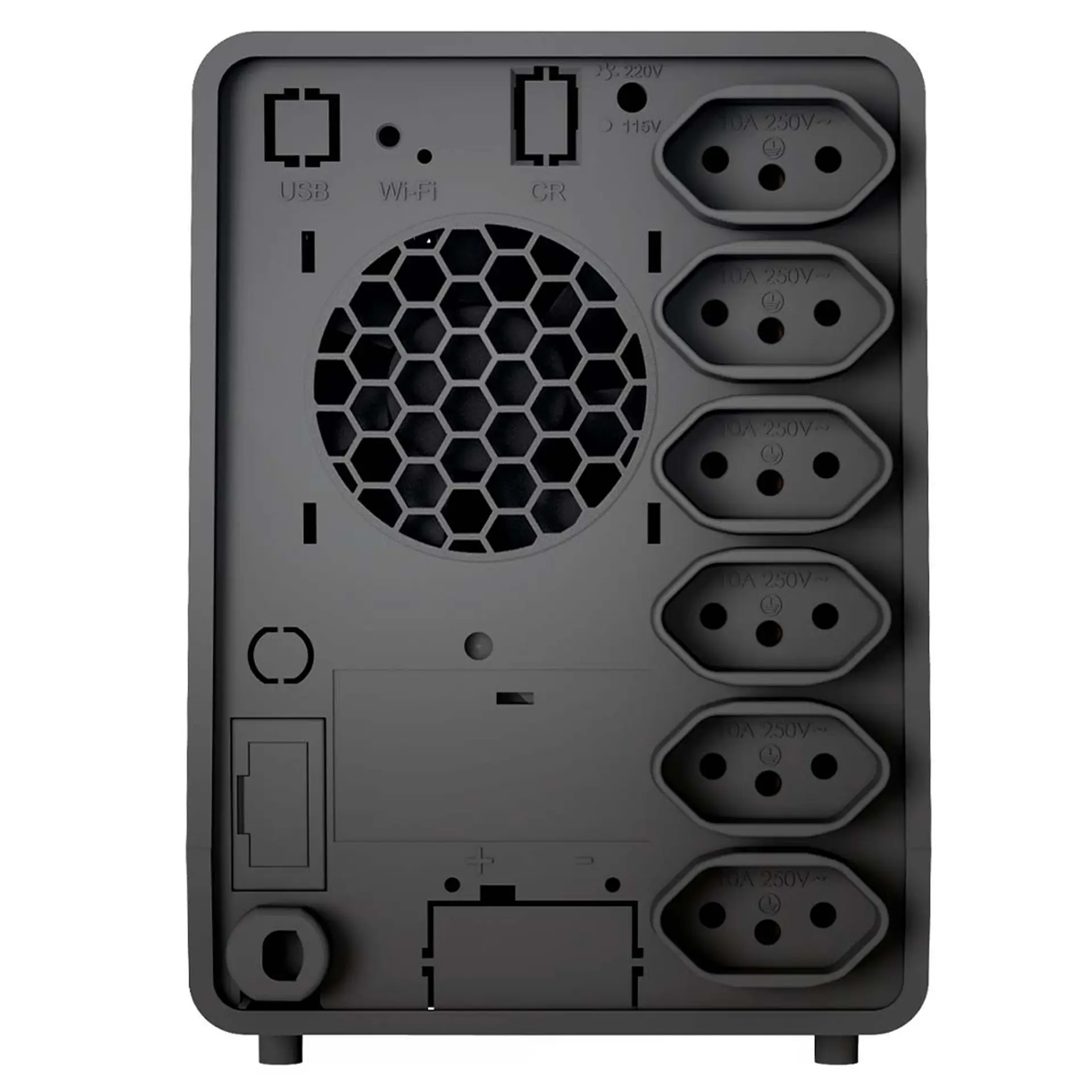 Nobreak SMS TECH 700BI 700VA 6 Tomadas 0029301 - Preto - Bivolt