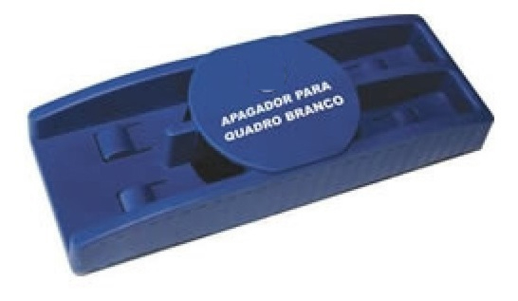Apagador para Quadro Branco Magnético com Suporte para Marcadores Masterprint - Unitário - MP3100