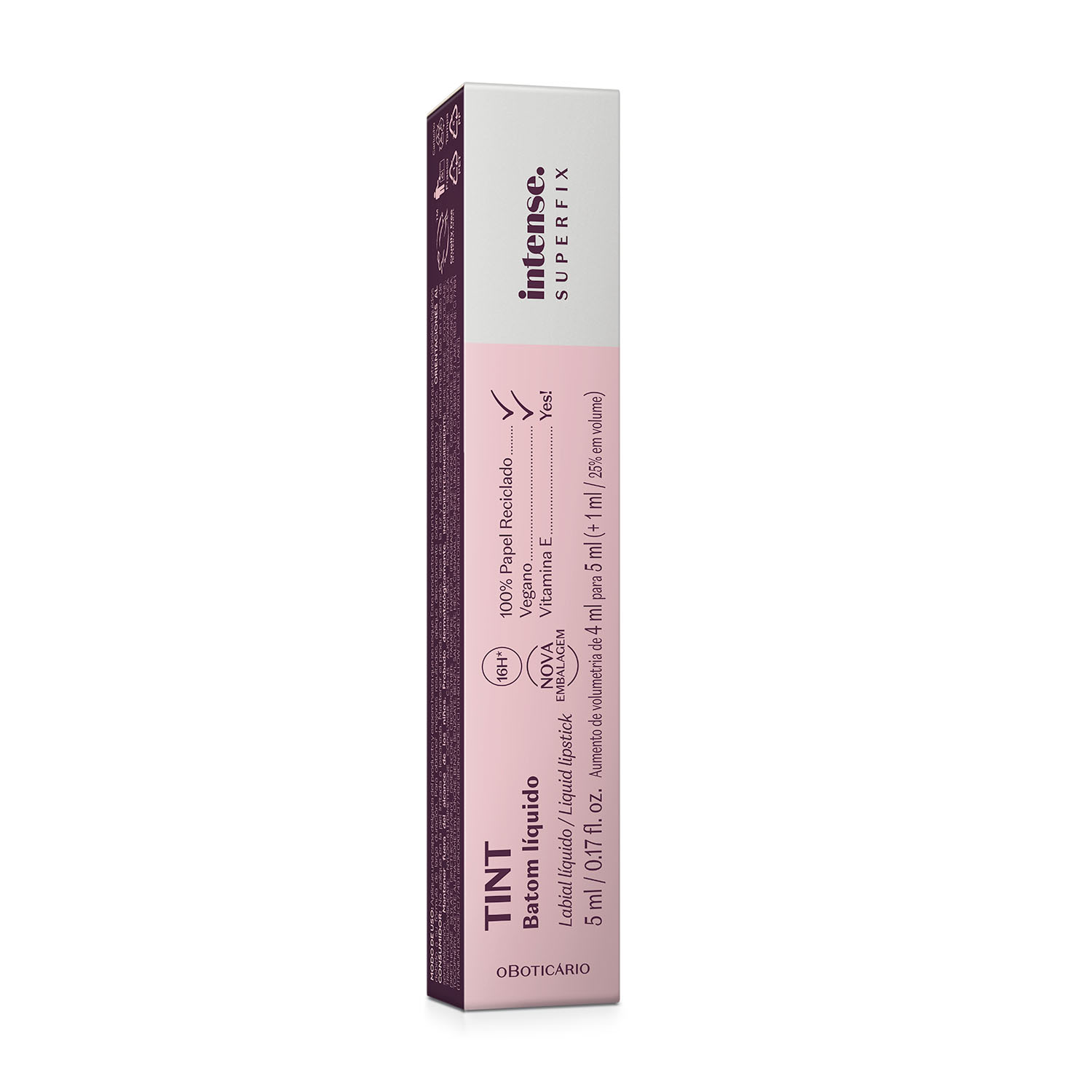 Batom Líquido Superfix Tint Rosa 245 Intense 5ml