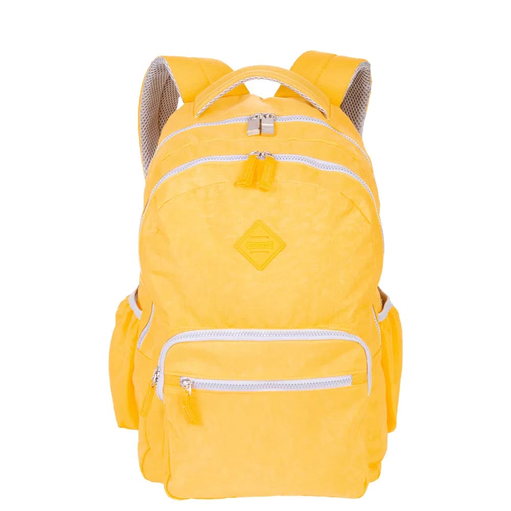 Mochila de Costa Sestini College 2 Crinkle Grande Amarelo