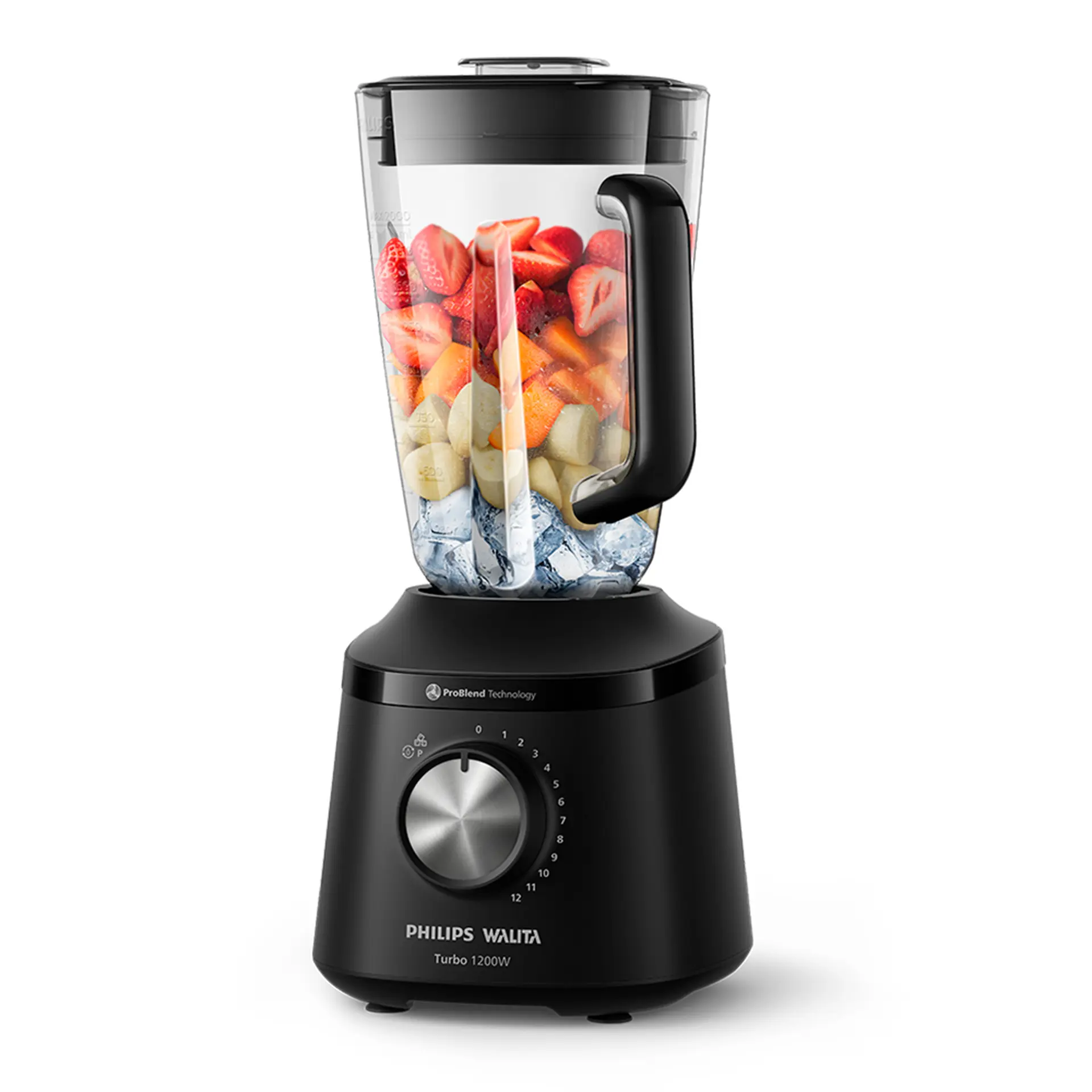 Liquidificador Walita HR2271 3L 12 Velocidades 1200W - Preto - 110 Volts