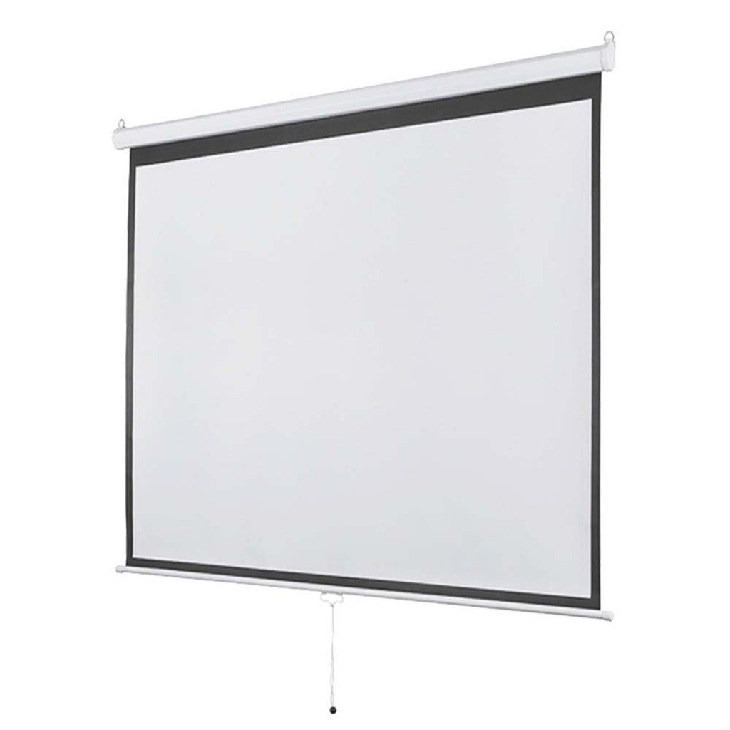 Tela de Projeção Retrátil 97 Polegadas 1,80M x 1,80M 1:1 Multilaser - AC351