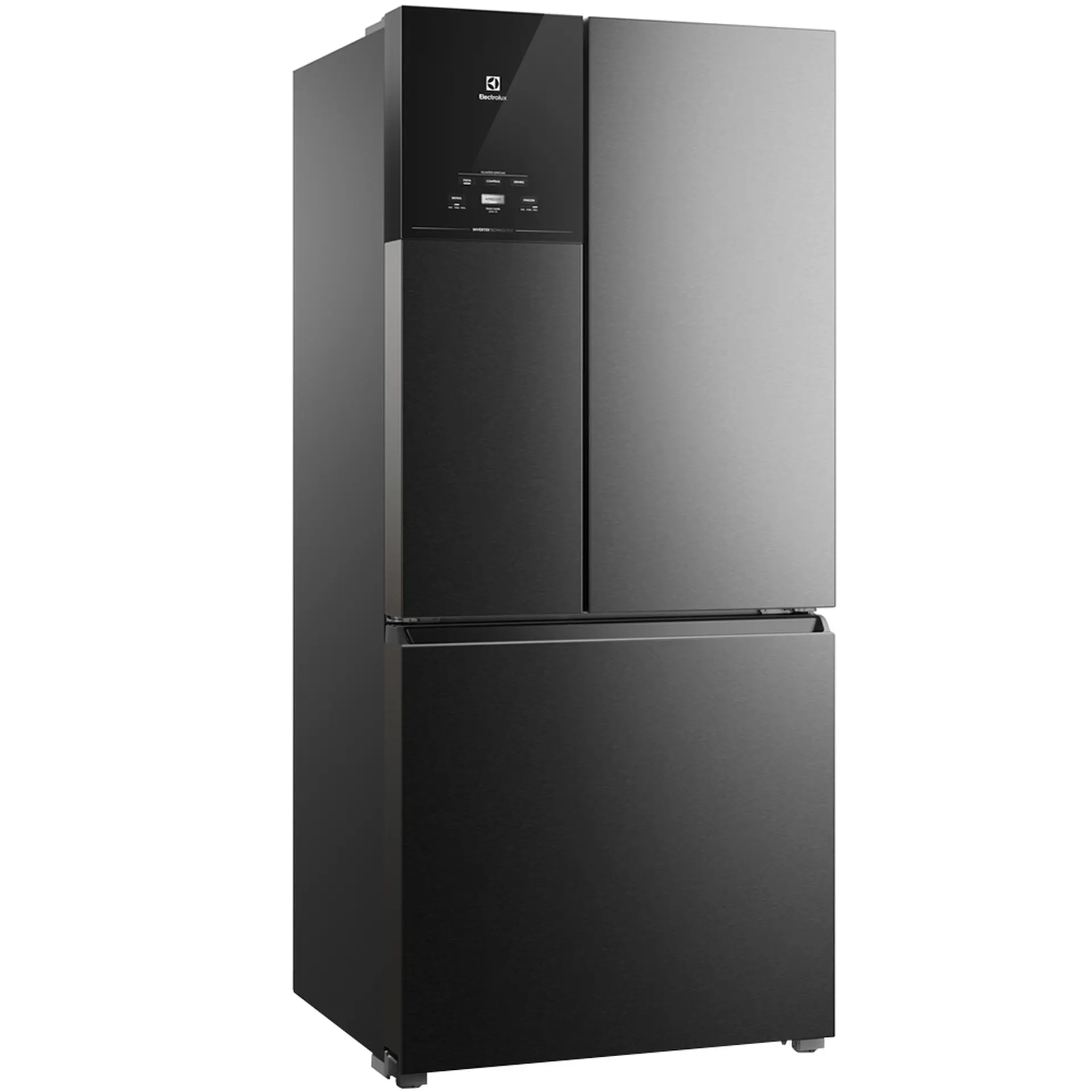 Geladeira Electrolux 590L Frost Free Inverter French Door com AutoSense IM8B - Preto - 110 Volts