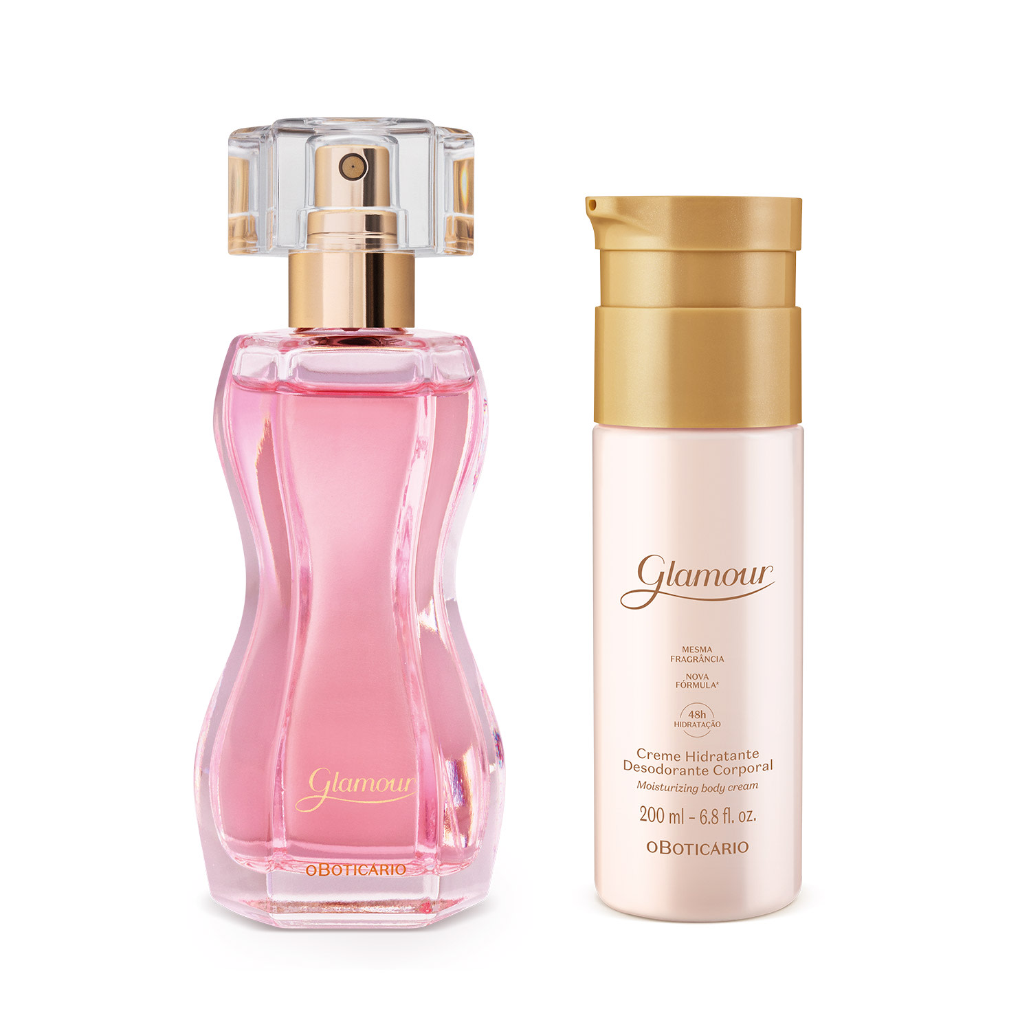 Combo Presente Glamour: Desodorante Colônia 30ml + Creme Corporal 250g