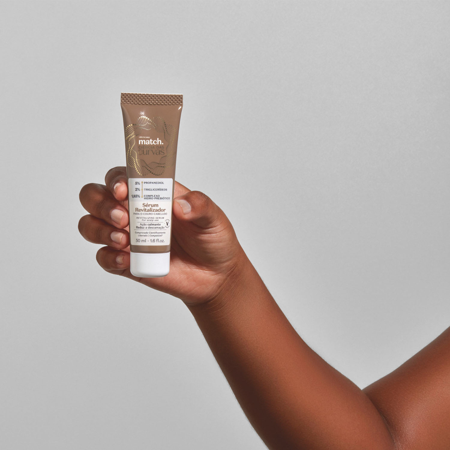 Sérum Revitalizador Para o Couro Cabeludo Match Ciência das Curvas 50ml
