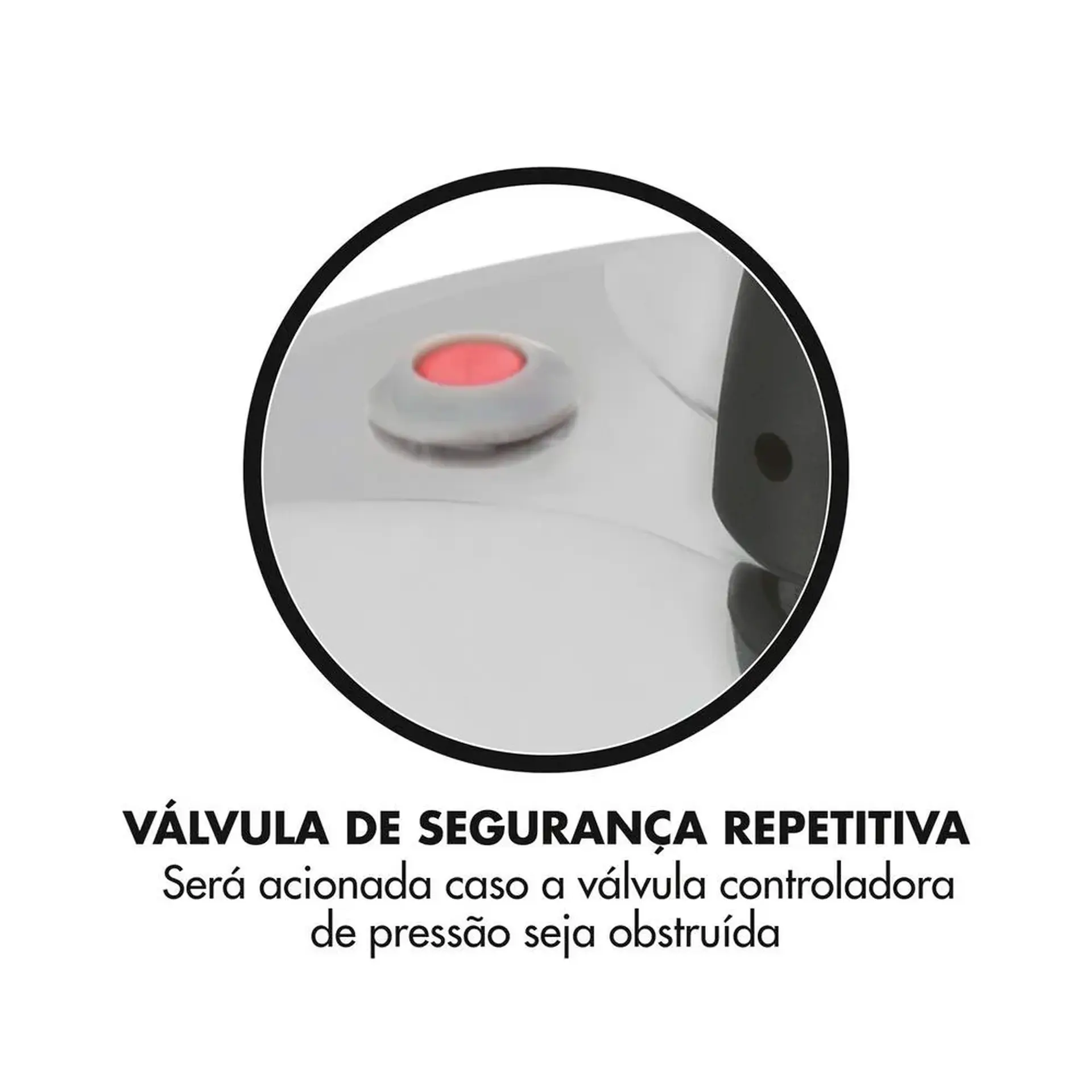 Panela de Pressão Clock Alumínio 7L Original