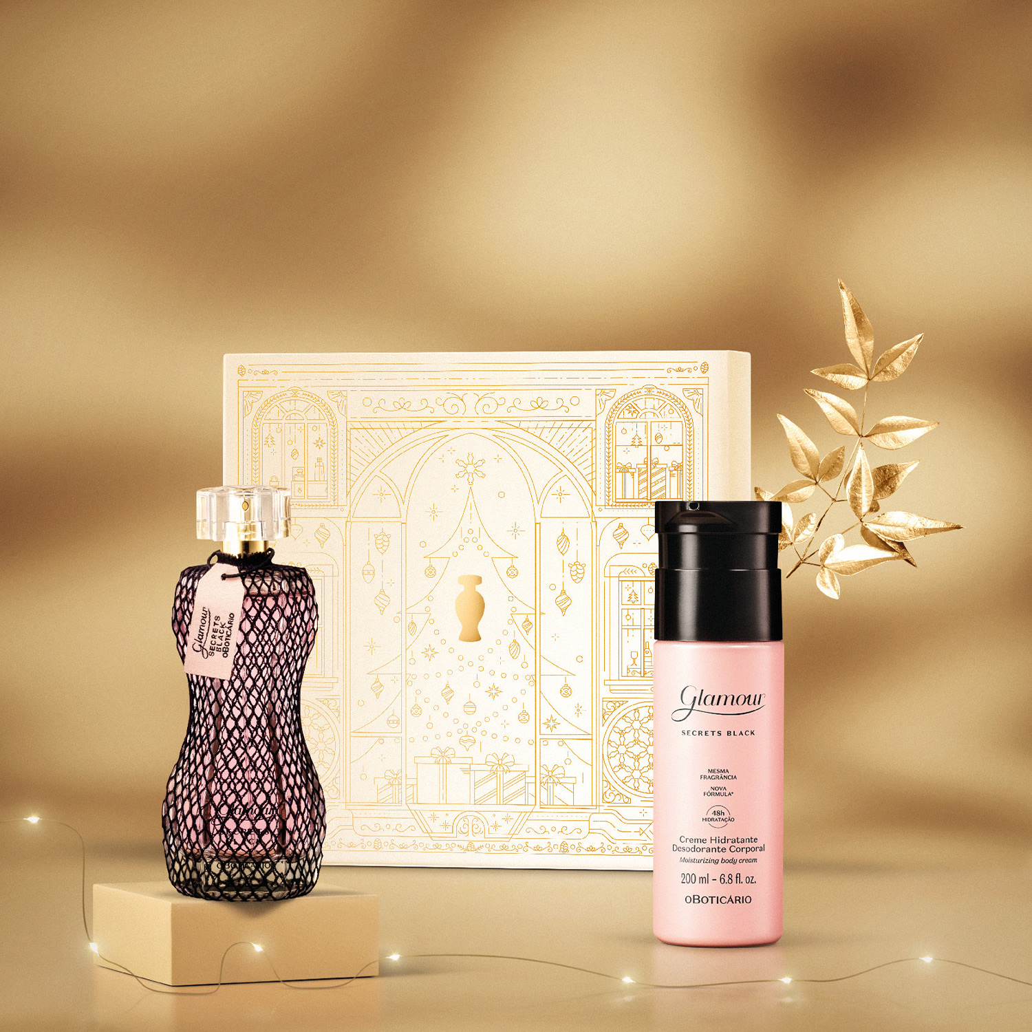 Kit Presente Glamour Secrets Black (2 itens)