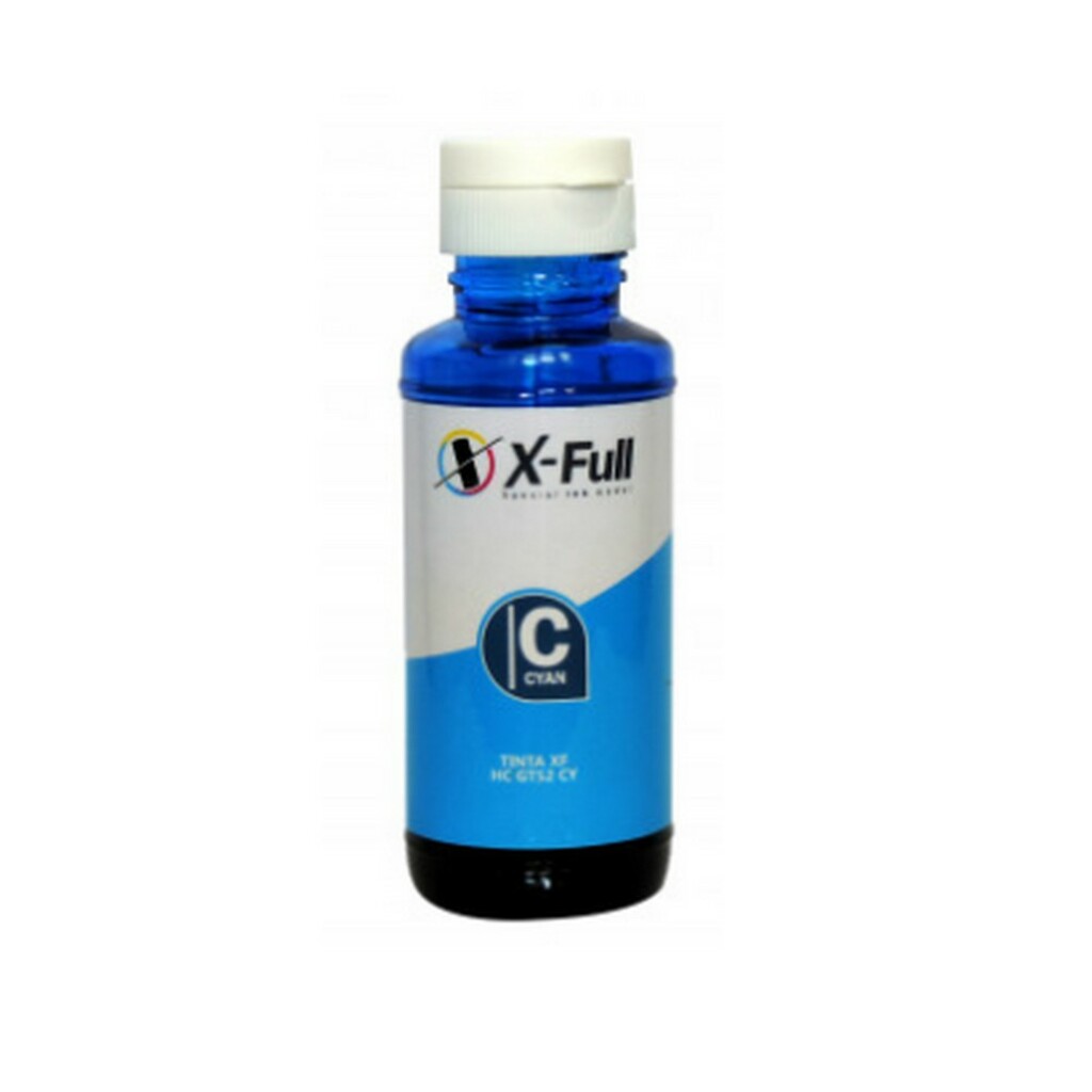 Tinta Cartucho HP HC GT52 Cyan 70ml X-Full Potencial Suprimentos  - HC GT52-5516