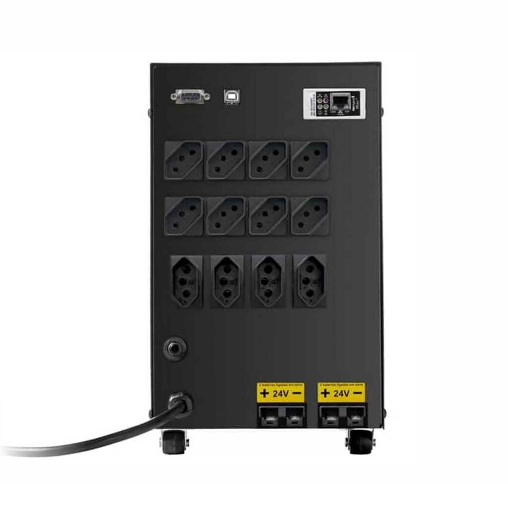No-Break Senoidal TS Shara Ups 3.2 KVA Entrada Bivolt e Saída Bivolt 2 Baterias - USB + RS232+SNMP - com Conexão para bateria Externa - 4519