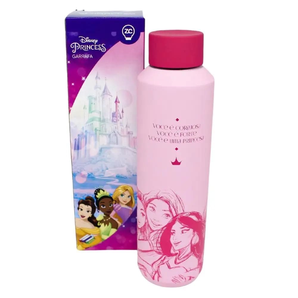 Garrafa Acqua Zonacriativa Princesas 600ml Grande