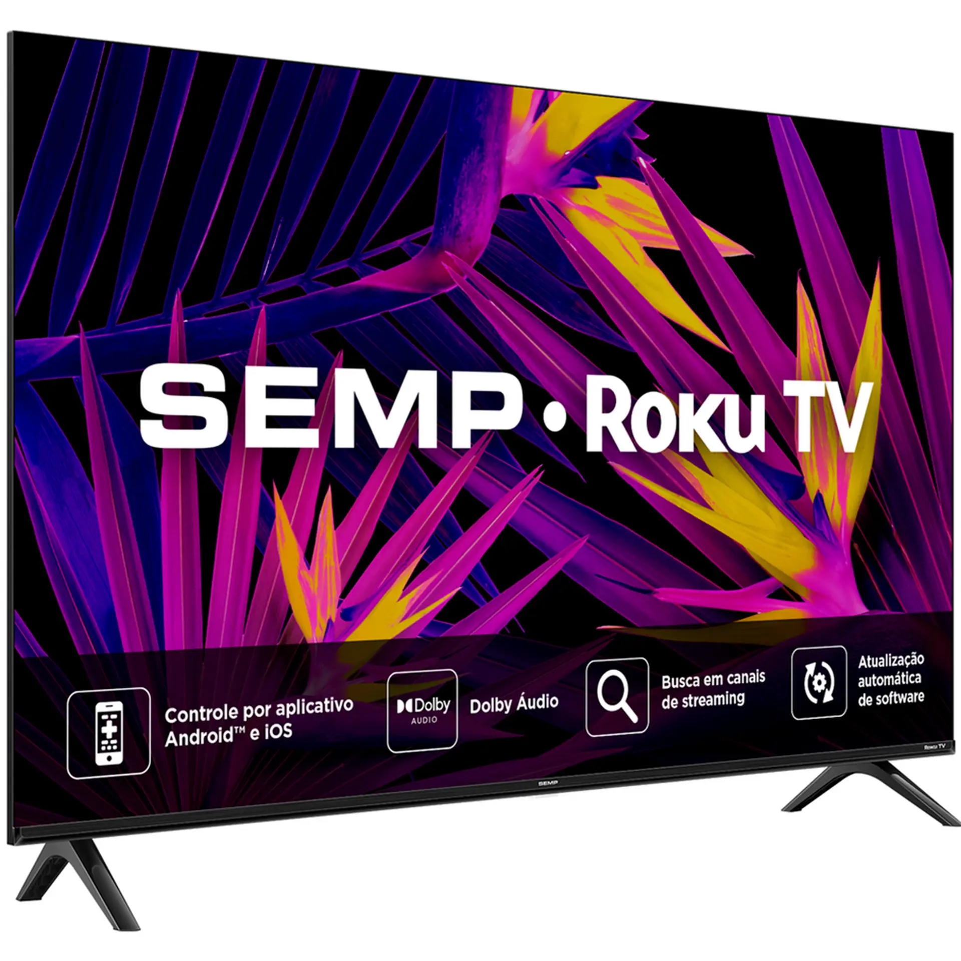 Smart TV Semp LED 32" Wi-Fi Roku HD 32R6610