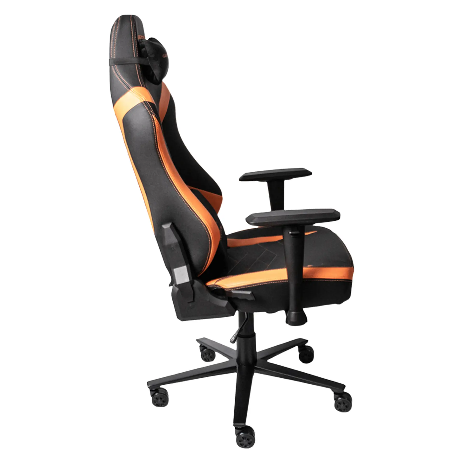 Cadeira Gamer Zone Titan Pro Giratória com Encosto Reclinável - Laranja/Preto