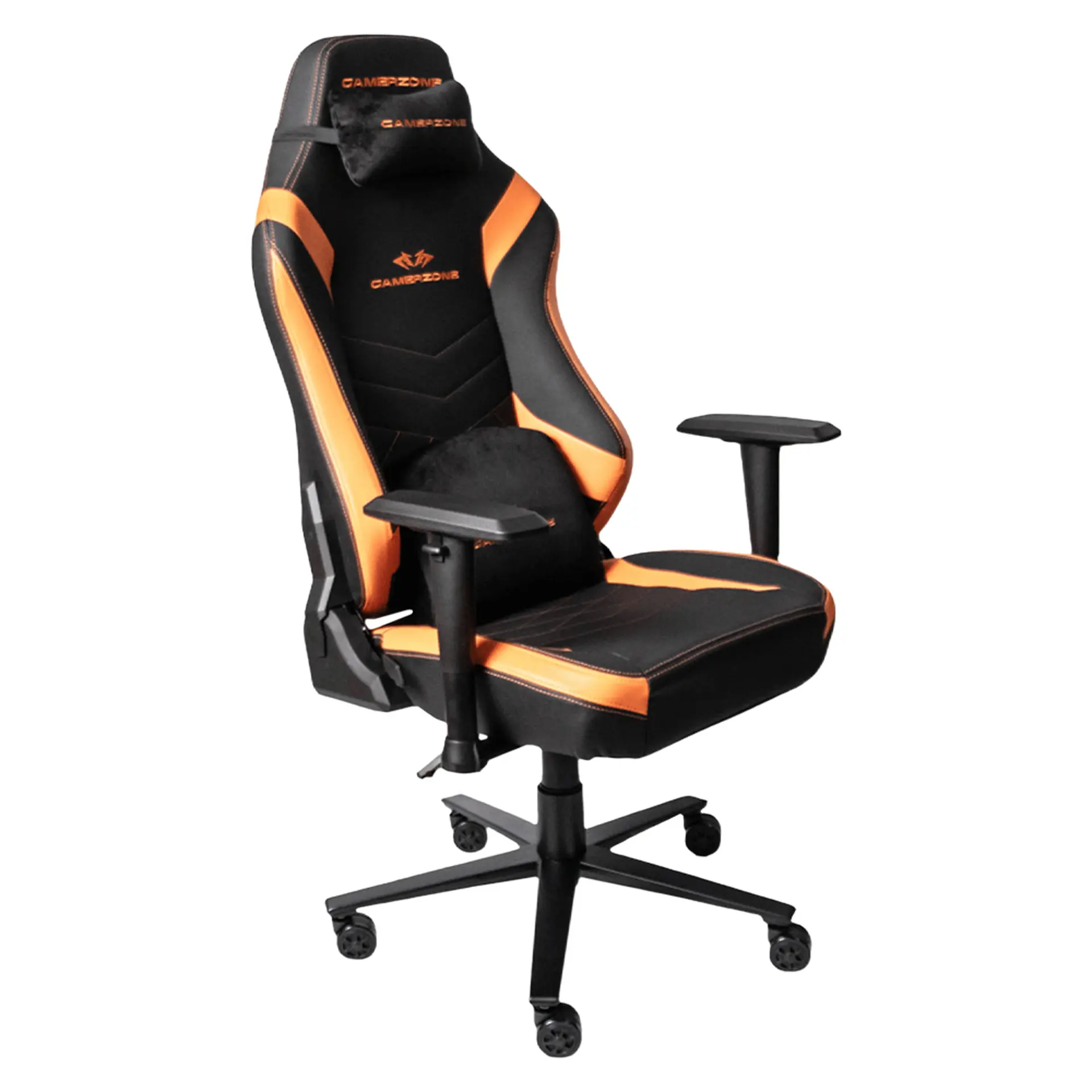 Cadeira Gamer Zone Titan Pro Giratória com Encosto Reclinável - Laranja/Preto
