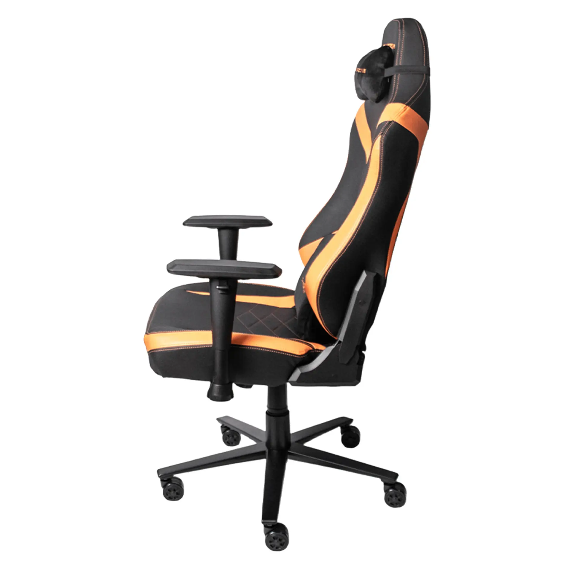Cadeira Gamer Zone Titan Pro Giratória com Encosto Reclinável - Laranja/Preto