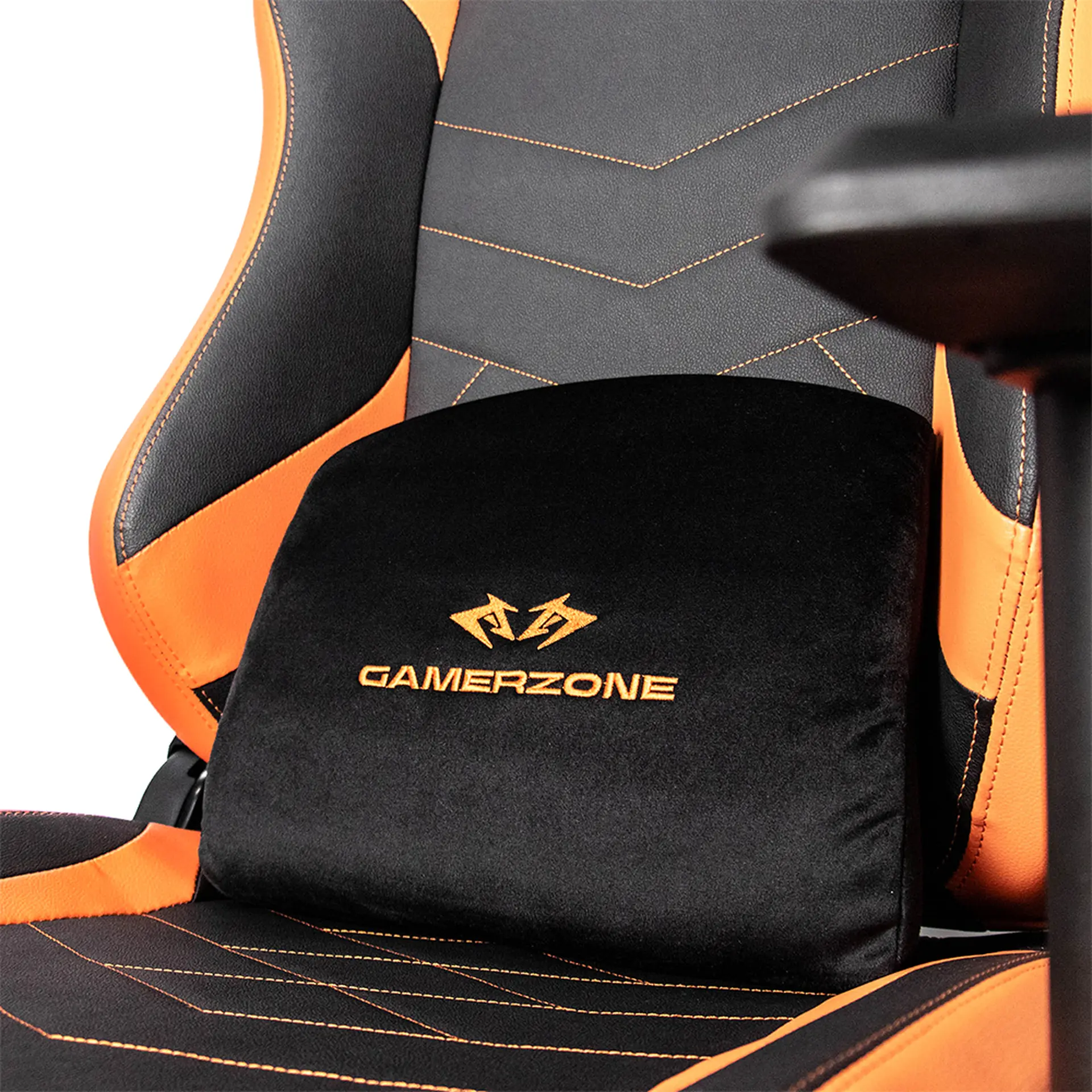 Cadeira Gamer Zone Titan Pro Giratória com Encosto Reclinável - Laranja/Preto