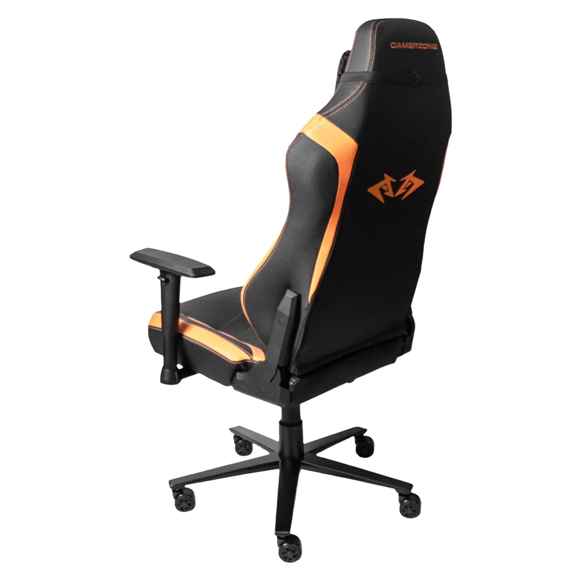 Cadeira Gamer Zone Titan Pro Giratória com Encosto Reclinável - Laranja/Preto