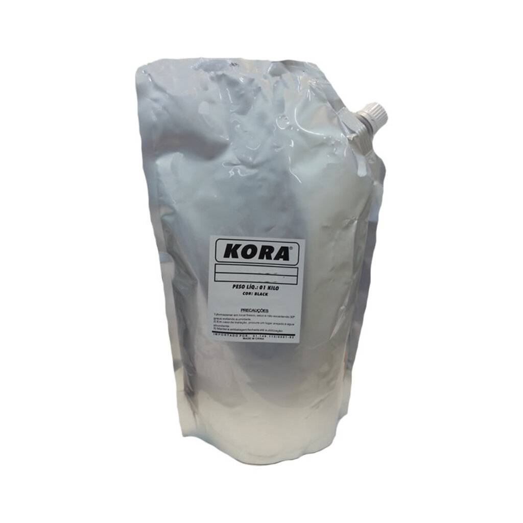 Tinta Pó para Toner Brother TN350, 530, 620 1Kg KORA Preto - 209050007